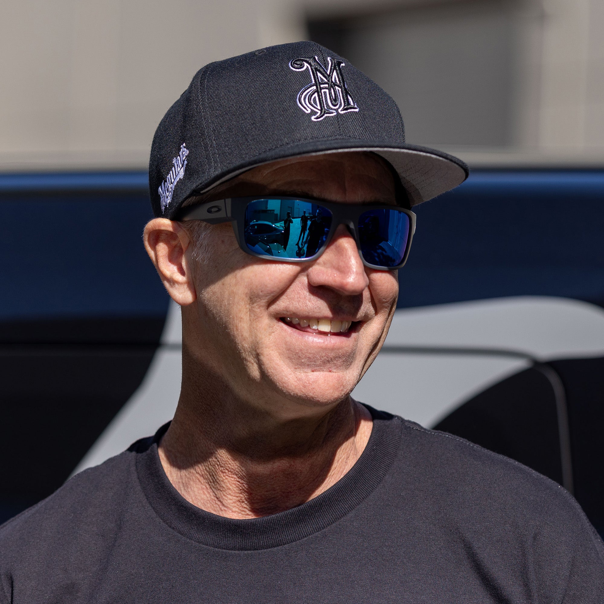 Meguiar's "M" Classic Snapback Hat (Black/White)