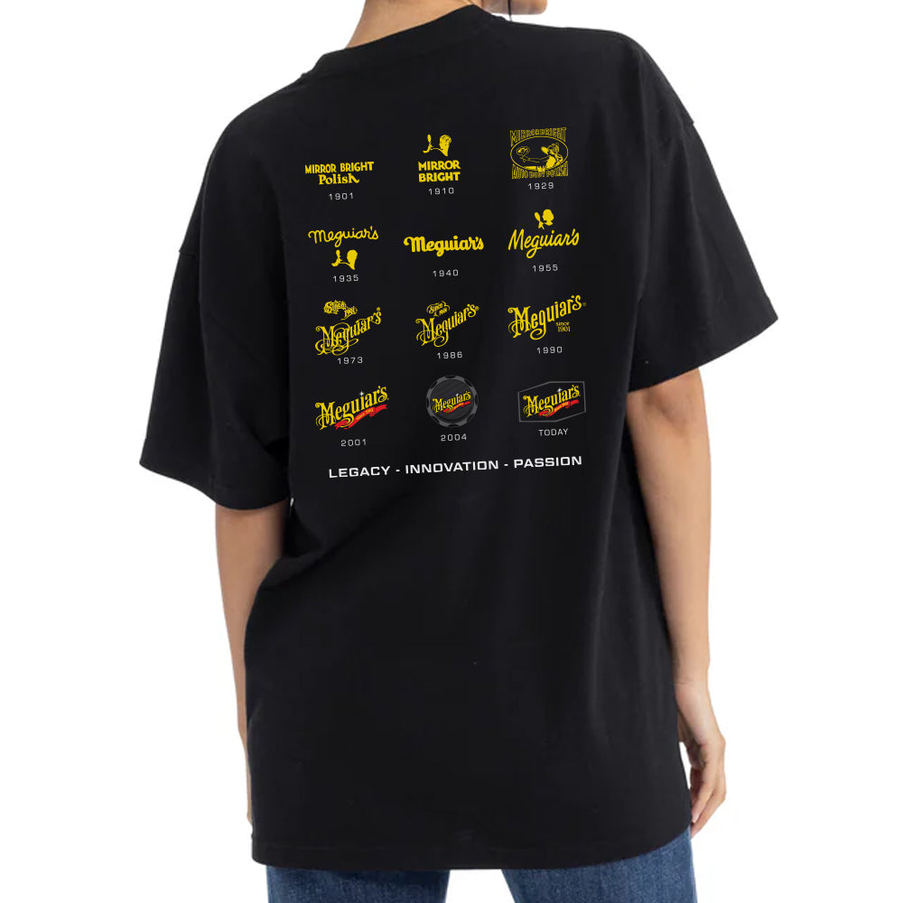 Meguiar's Logo Evolution Tee – Reflecting 125 Years of Passion