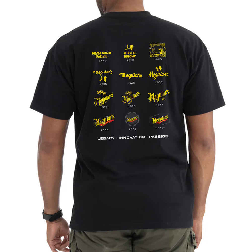 Meguiar's Logo Evolution Tee – Reflecting 125 Years of Passion