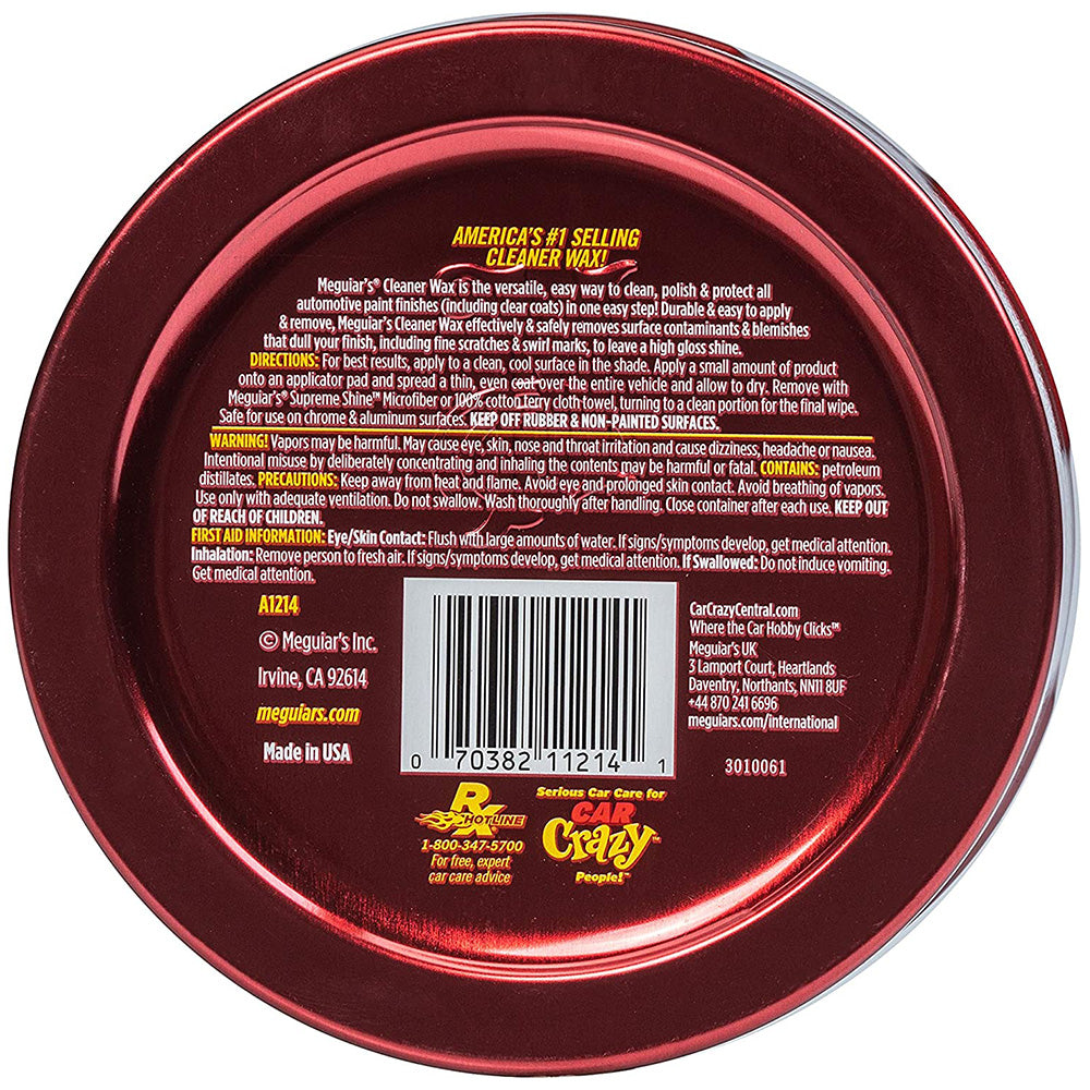 Meguiar's Cleaner Wax - 11 oz. paste