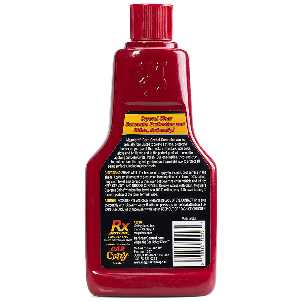 Meguiar's Deep Crystal System Carnauba Wax - 16 oz.