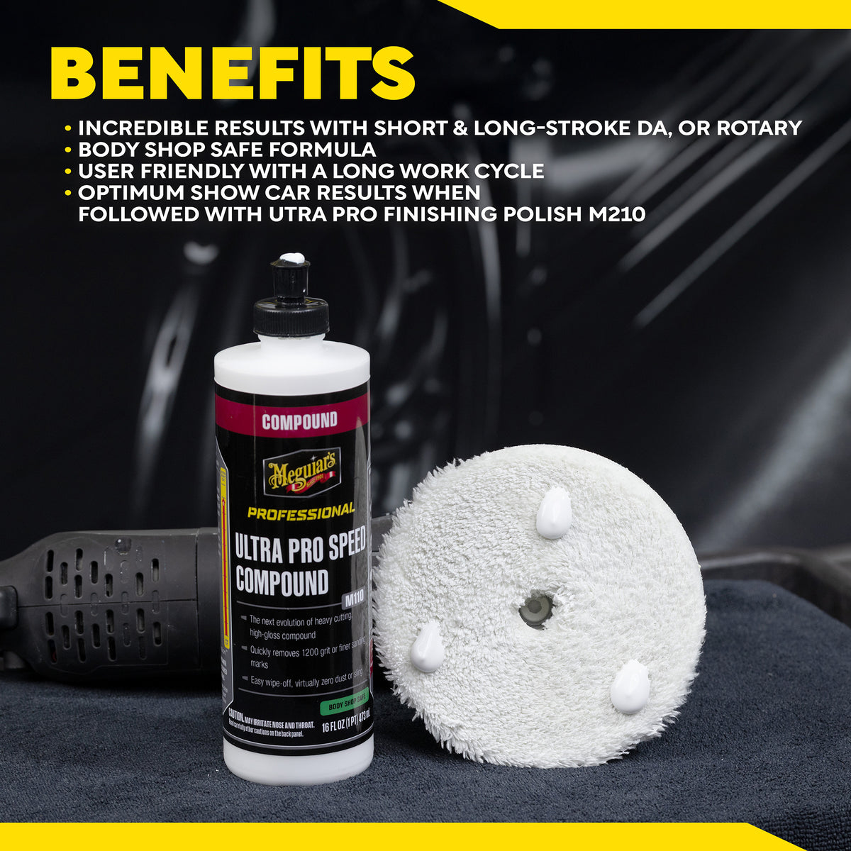 Meguiar's Professional Ultra Pro Speed Compound M110 - 16 oz