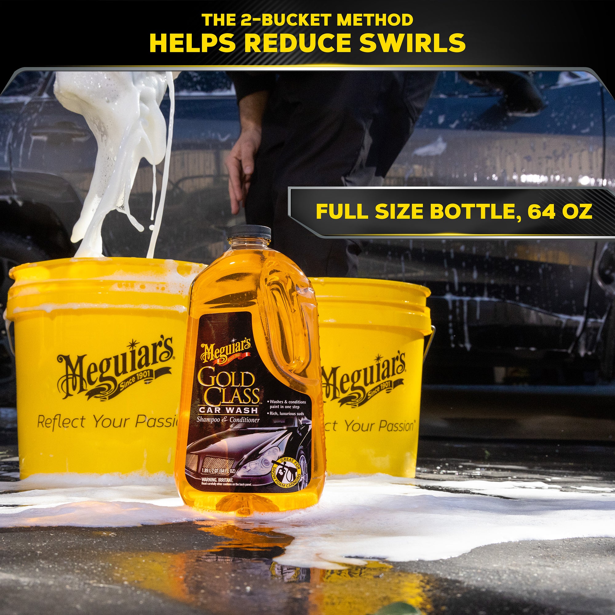 Meguiar's Gold Class Car Wash Shampoo & Conditioner - 64 oz.