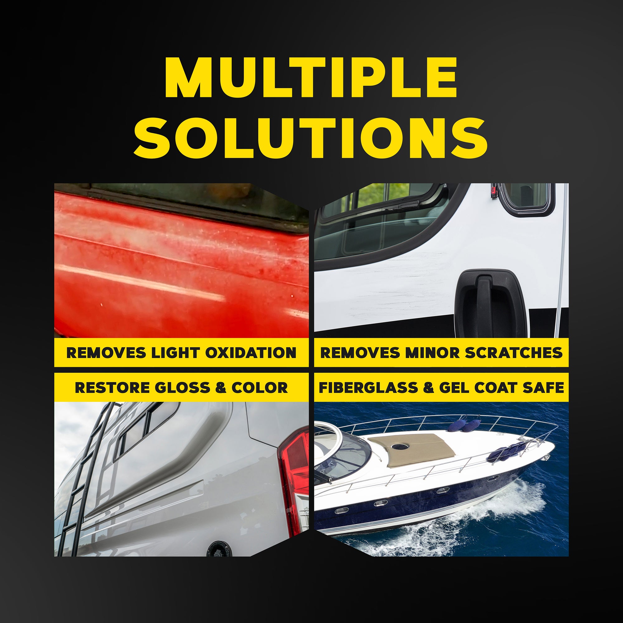 Meguiar's Marine/RV One Step Cleaner Wax, #50 - 1 gal.