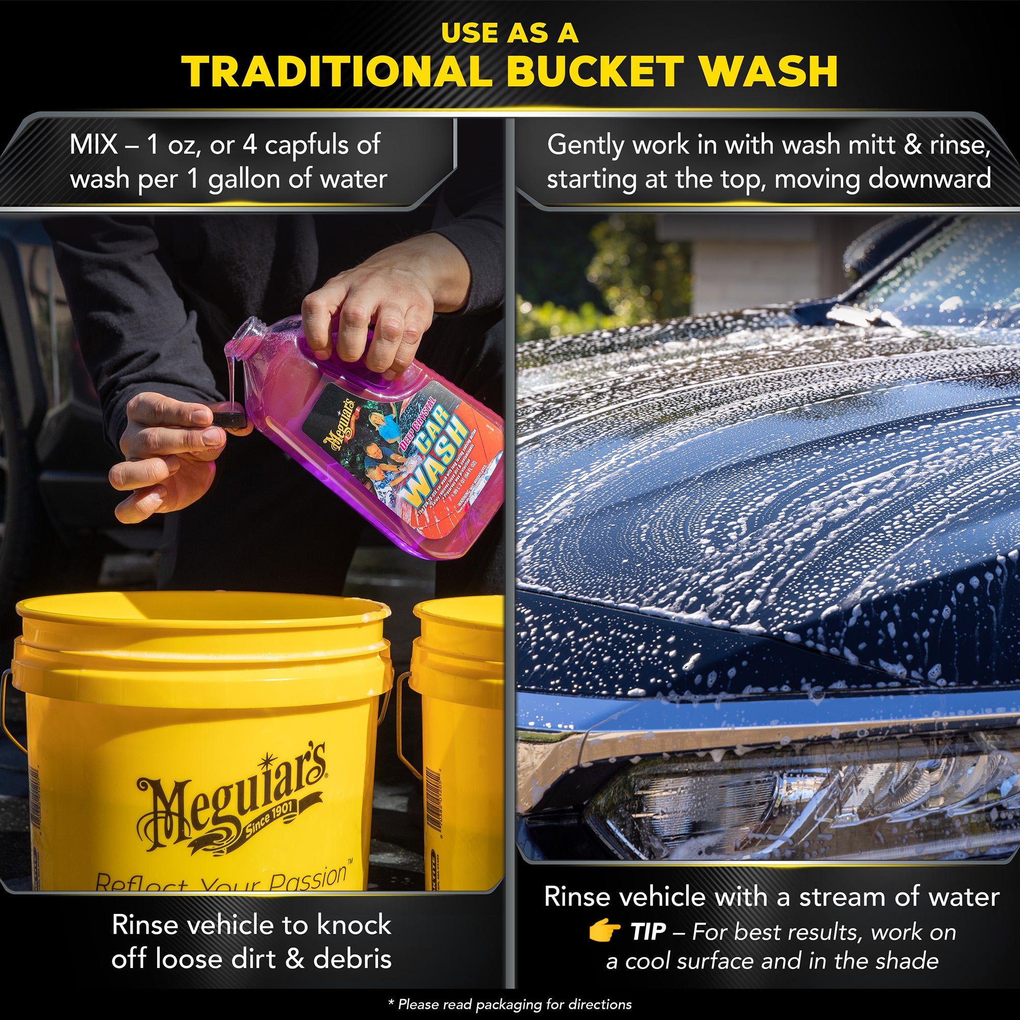 Meguiar's Deep Crystal Car Wash - 64 oz.