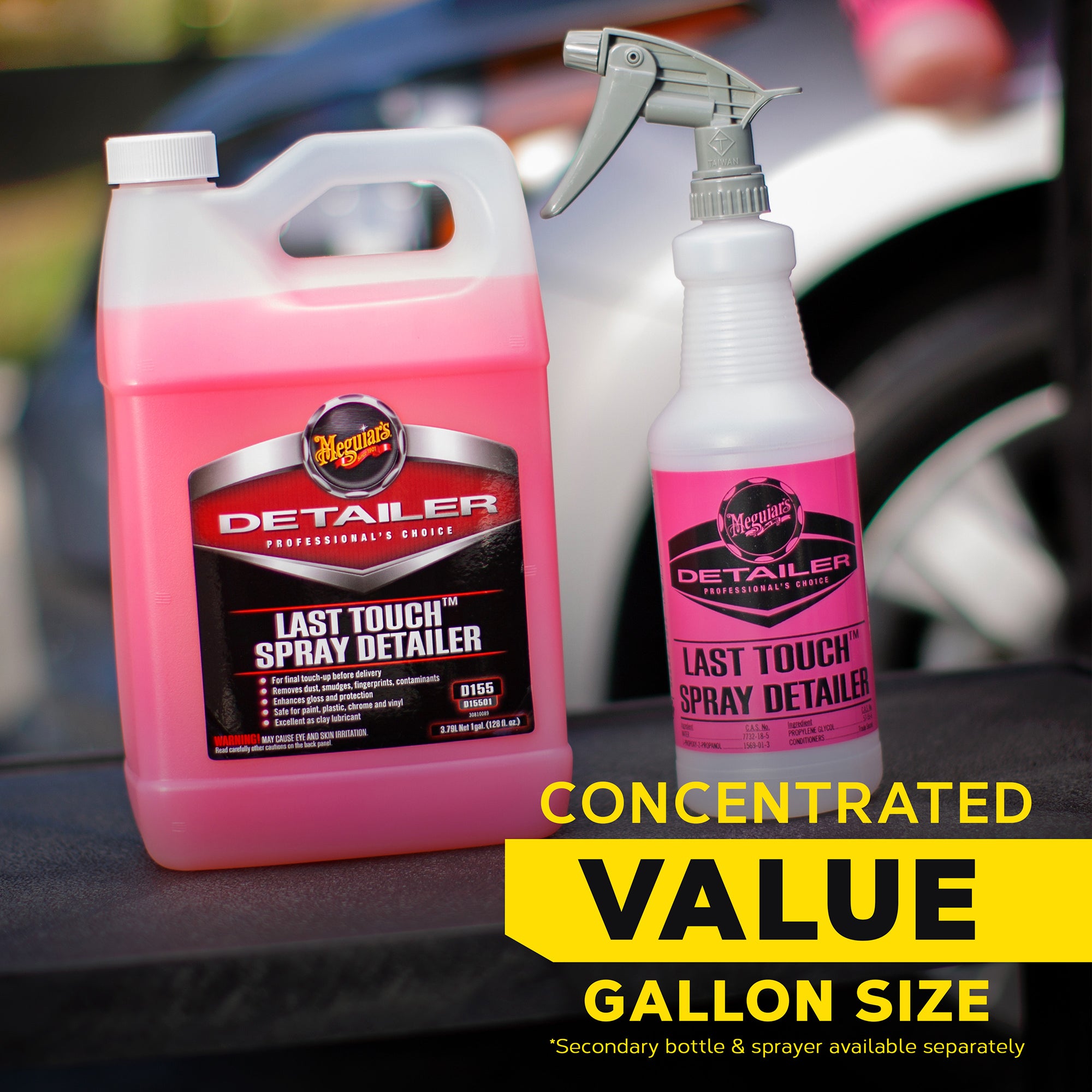 Meguiar's Last Touch Spray Detailer, D155 - 1 gal.