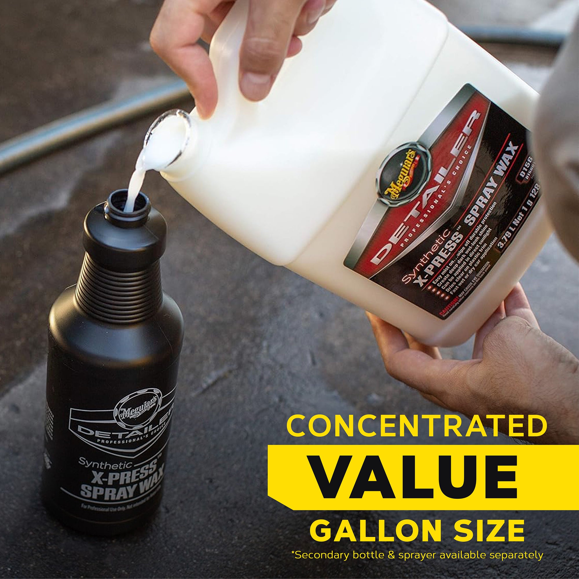 Meguiar's Synthetic X-Press Spray Wax, D156 - 1 gal.