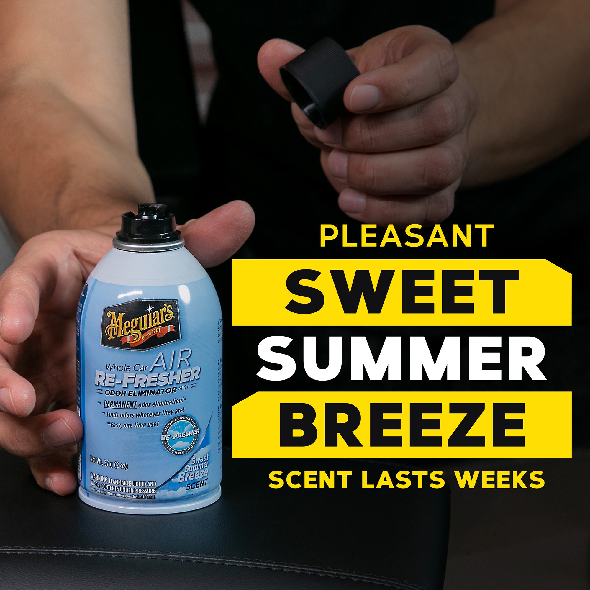 Meguiar's Whole Car Air Refresher Odor Eliminator - Summer Breeze Scent