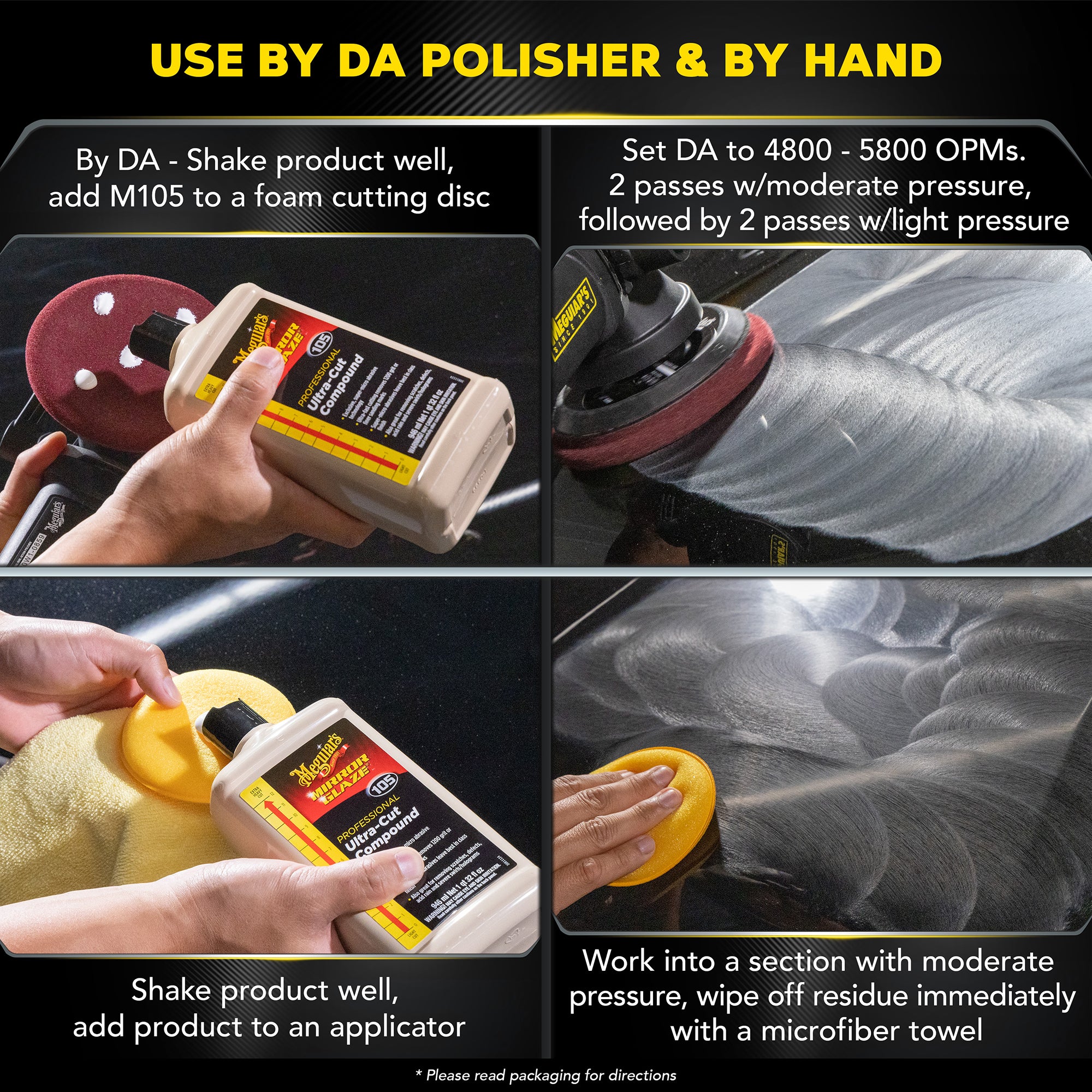 Meguiar's Ultra Cut Compound, M105 - 32 oz.