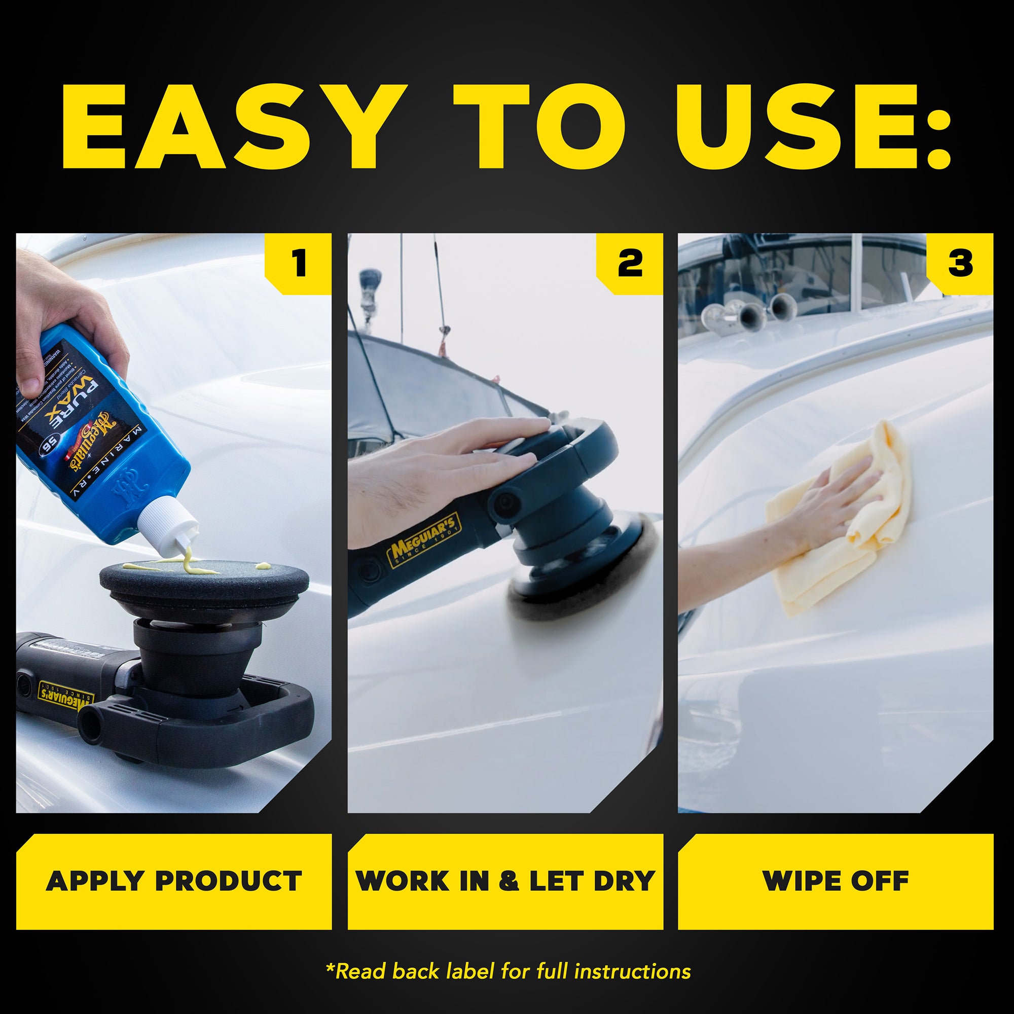 Meguiar's Marine/RV Pure Wax, #56 - 16 oz.