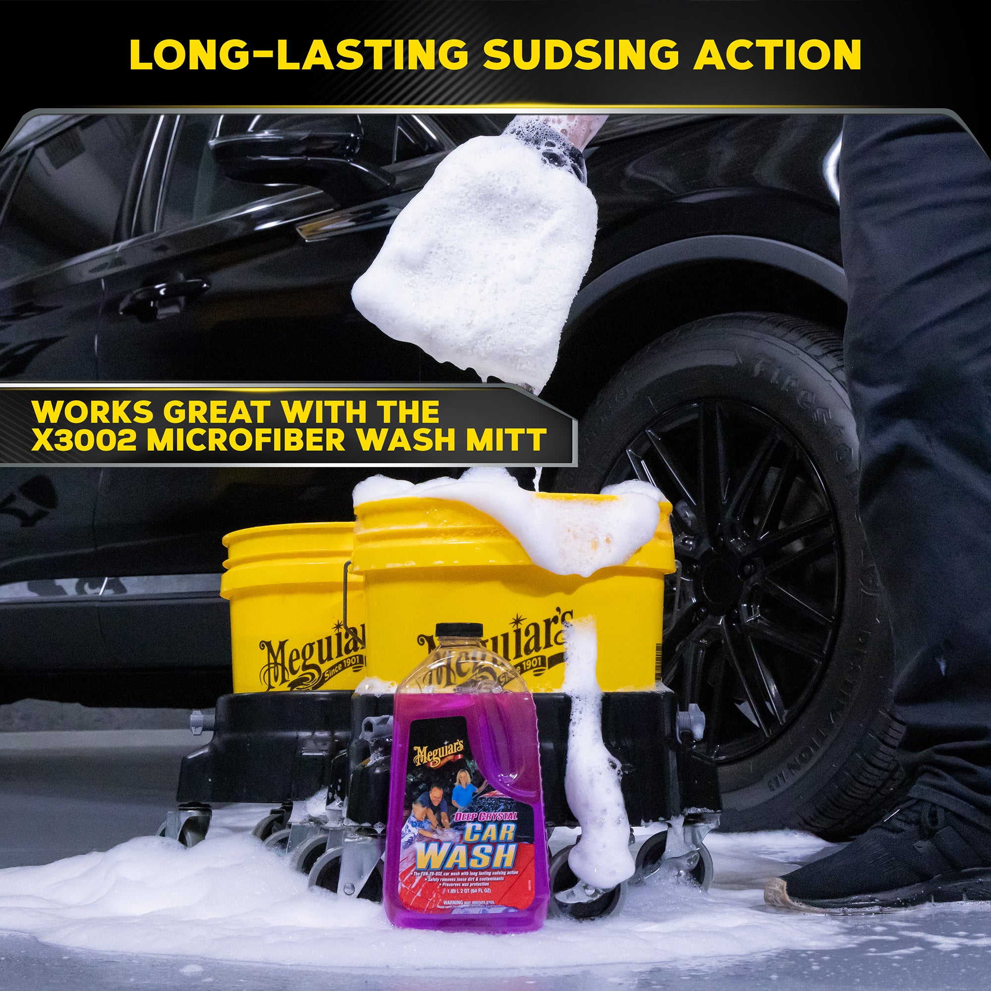Meguiar's Deep Crystal Car Wash - 64 oz.