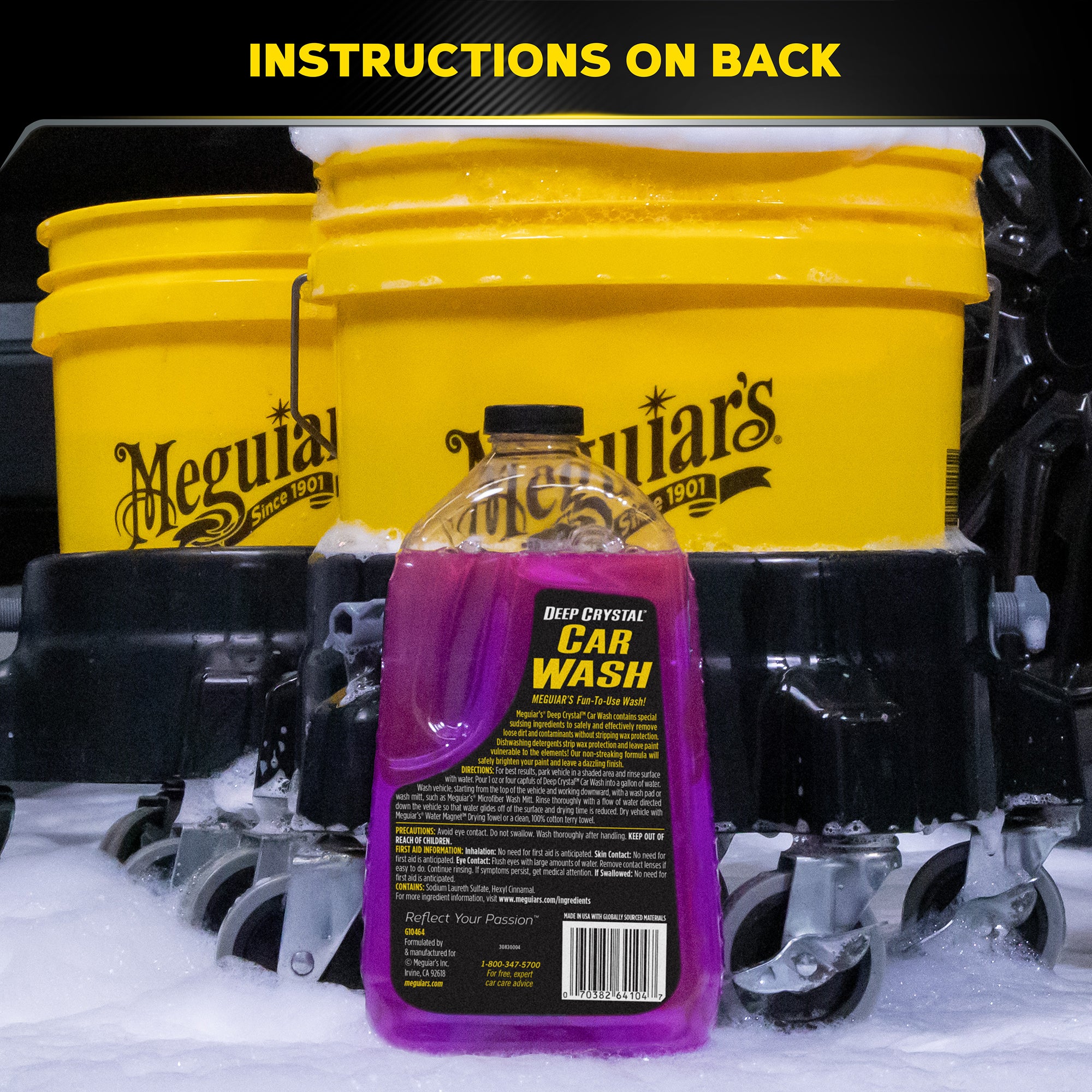 Meguiar's Deep Crystal Car Wash - 64 oz.