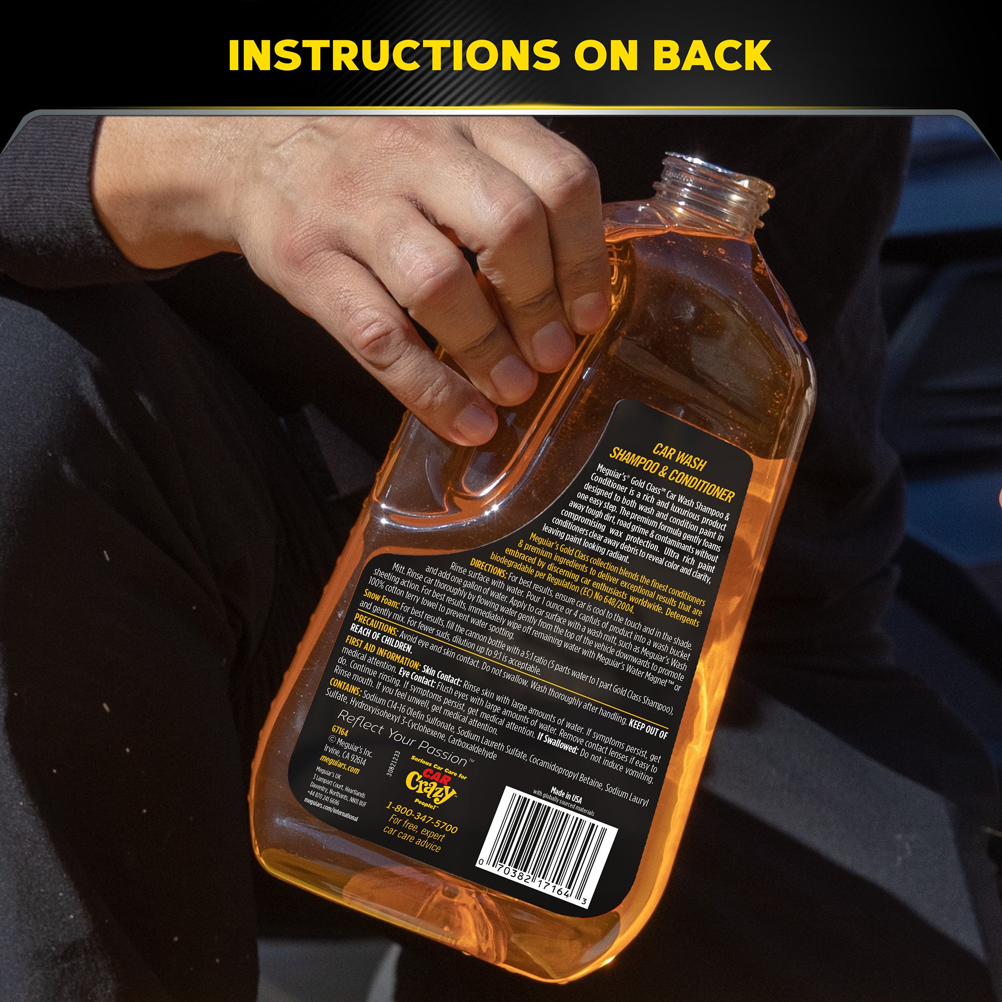 Meguiar's Gold Class Car Wash Shampoo & Conditioner - 64 oz.