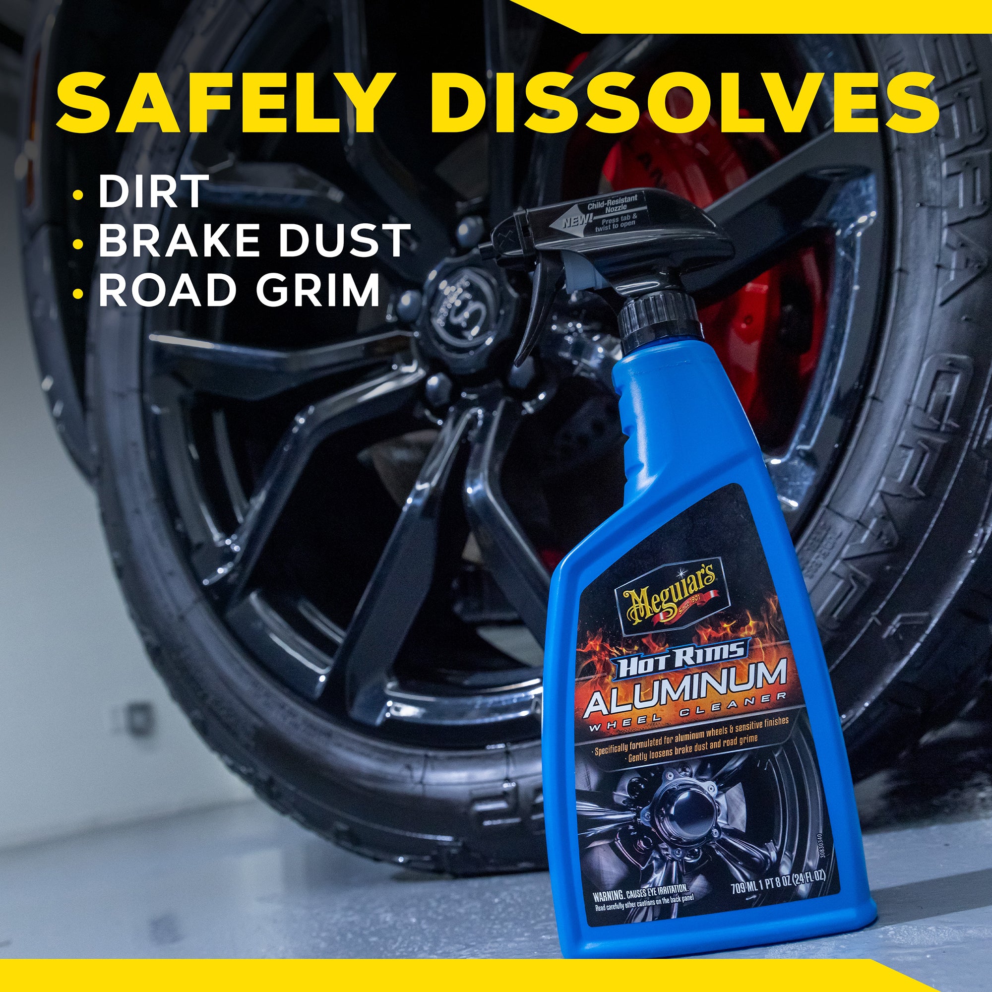 Meguiar's Hot Rims Aluminum Wheel Cleaner - 24 oz.