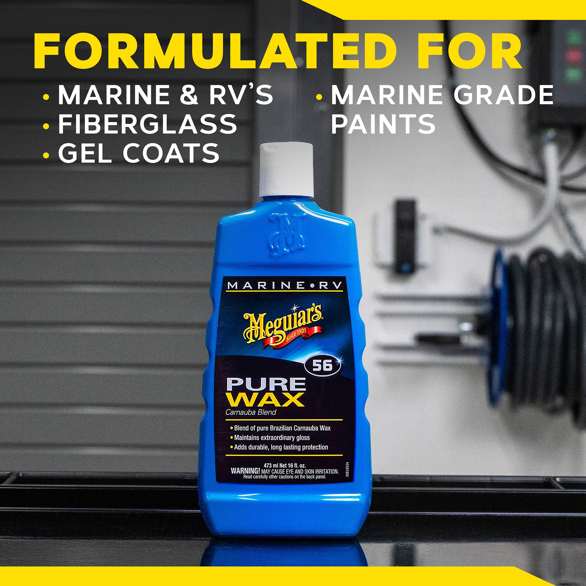 Meguiar's Marine/RV Pure Wax, #56 - 16 oz.