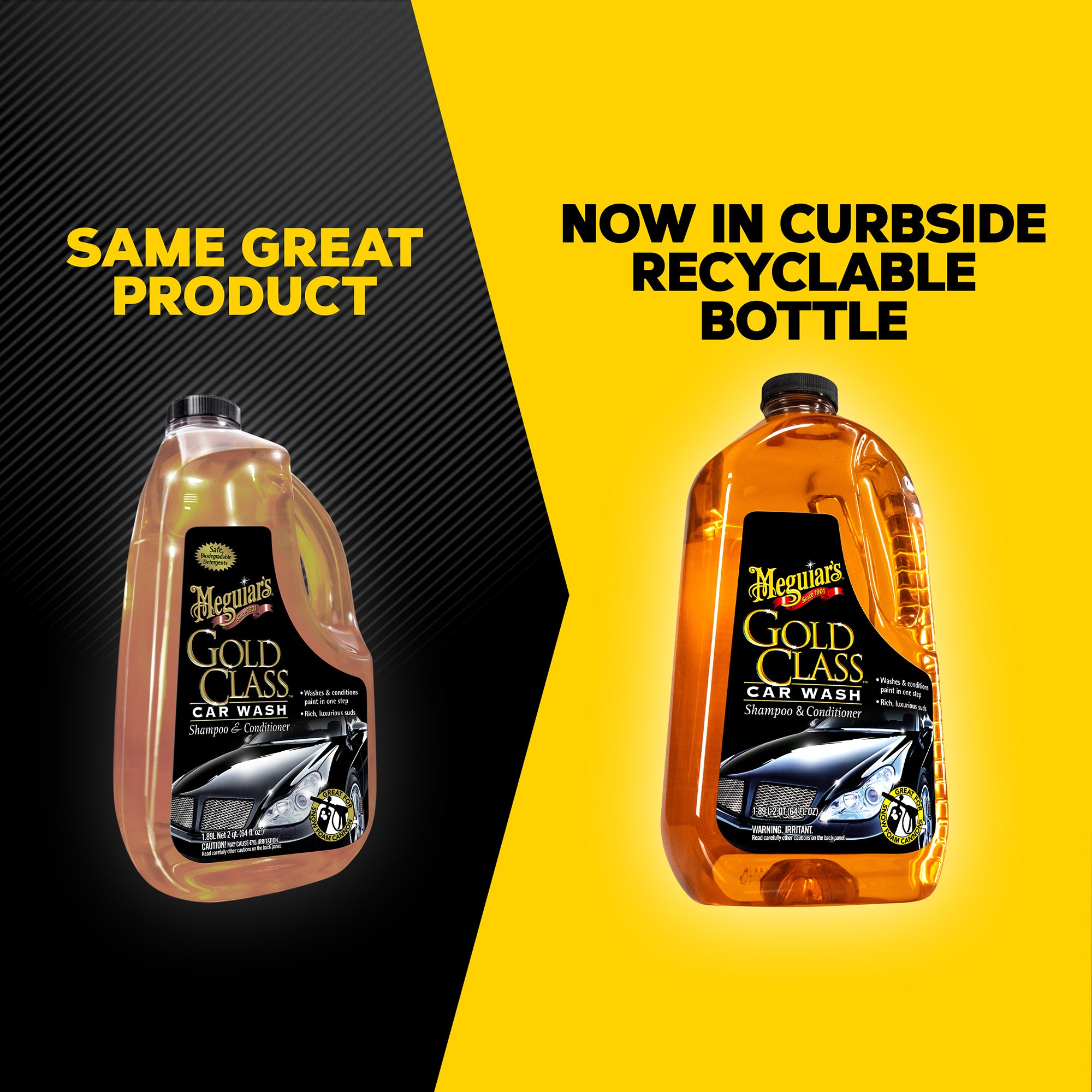 Meguiar's Gold Class Car Wash Shampoo & Conditioner - 64 oz.