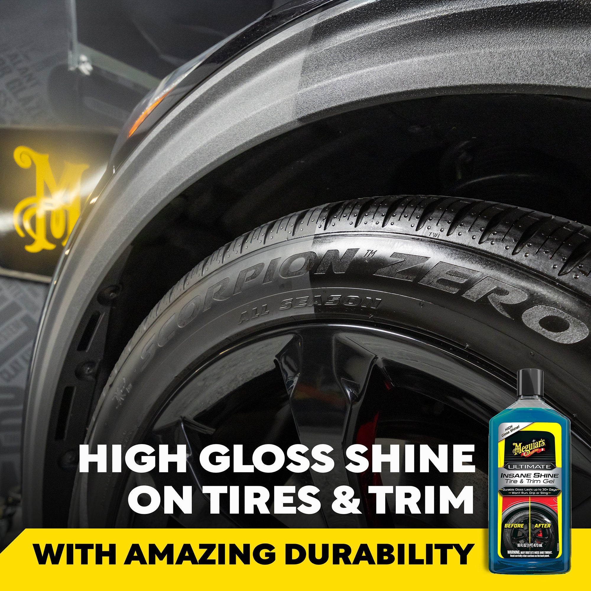 Meguiar's Ultimate Insane Shine Tire & Trim Gel - 16 oz.