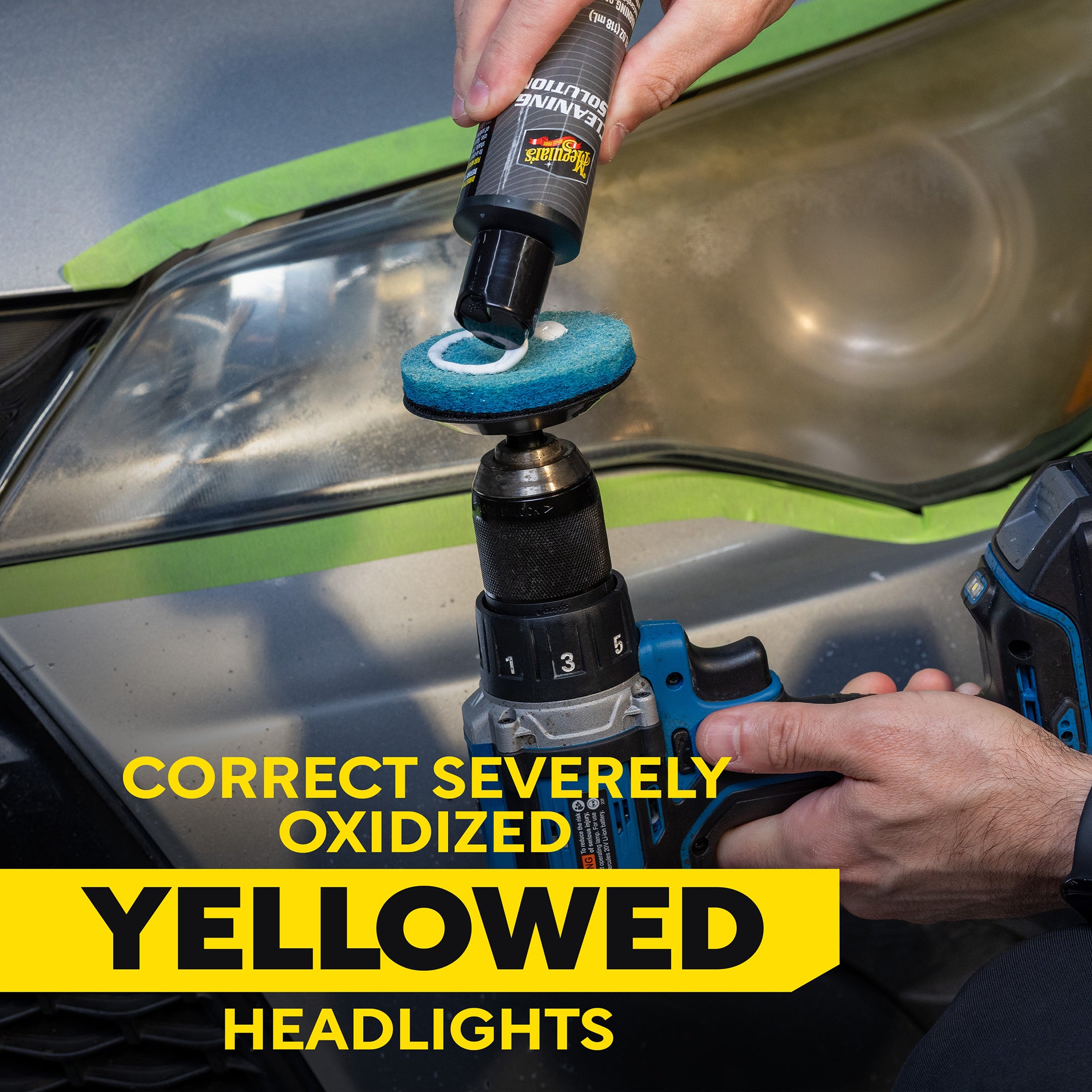 Meguiar's Quik Solutions Heavy Duty Headlight Kit