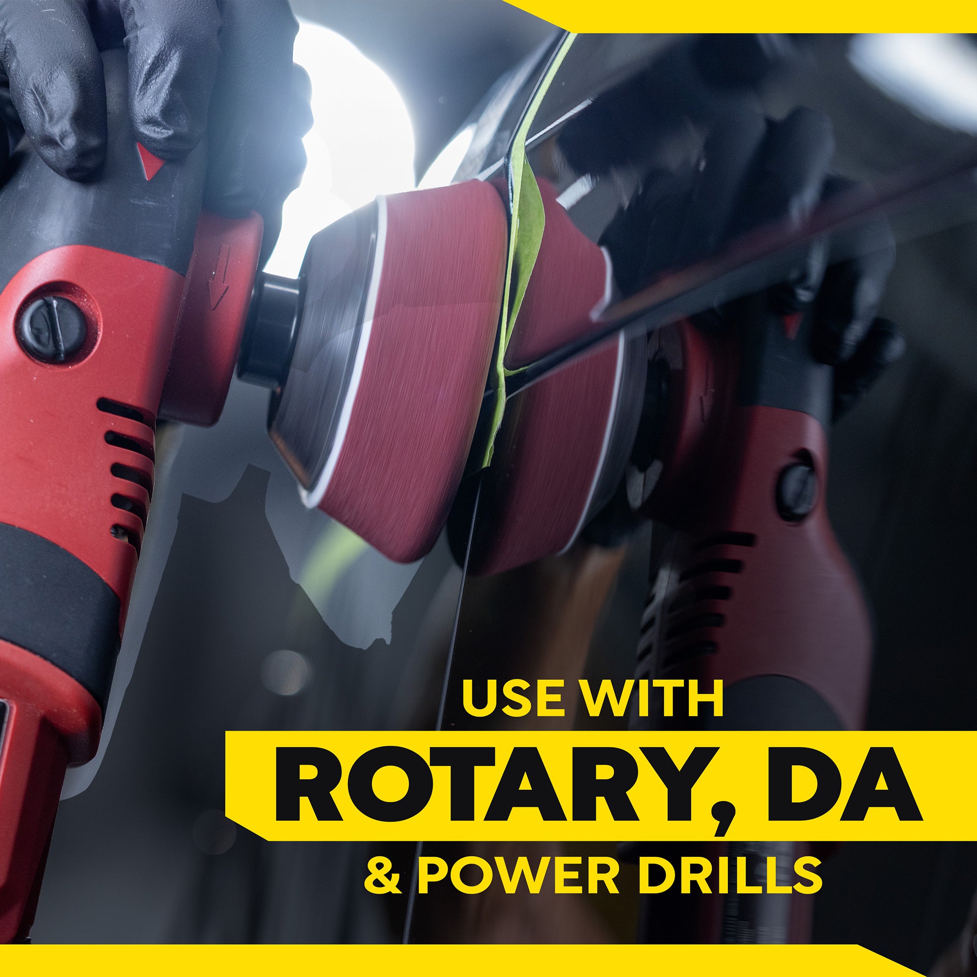 Meguiar's Professional Foam Compounding Pads, M3CFP3 - 3", Red (3 pack)