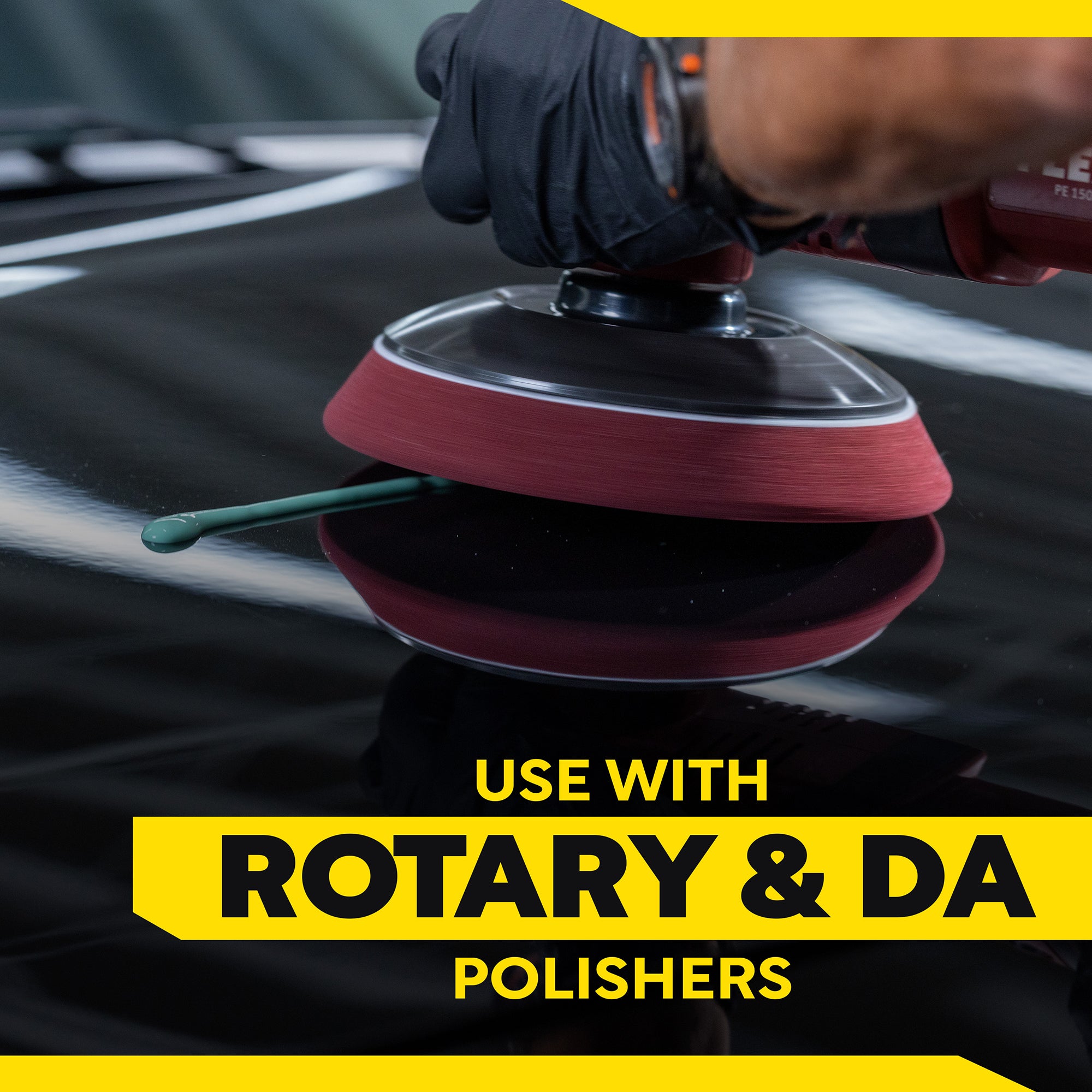 Meguiar's Professional Foam Compounding Pads, M6CFP2 - 6", Red (2 pack)