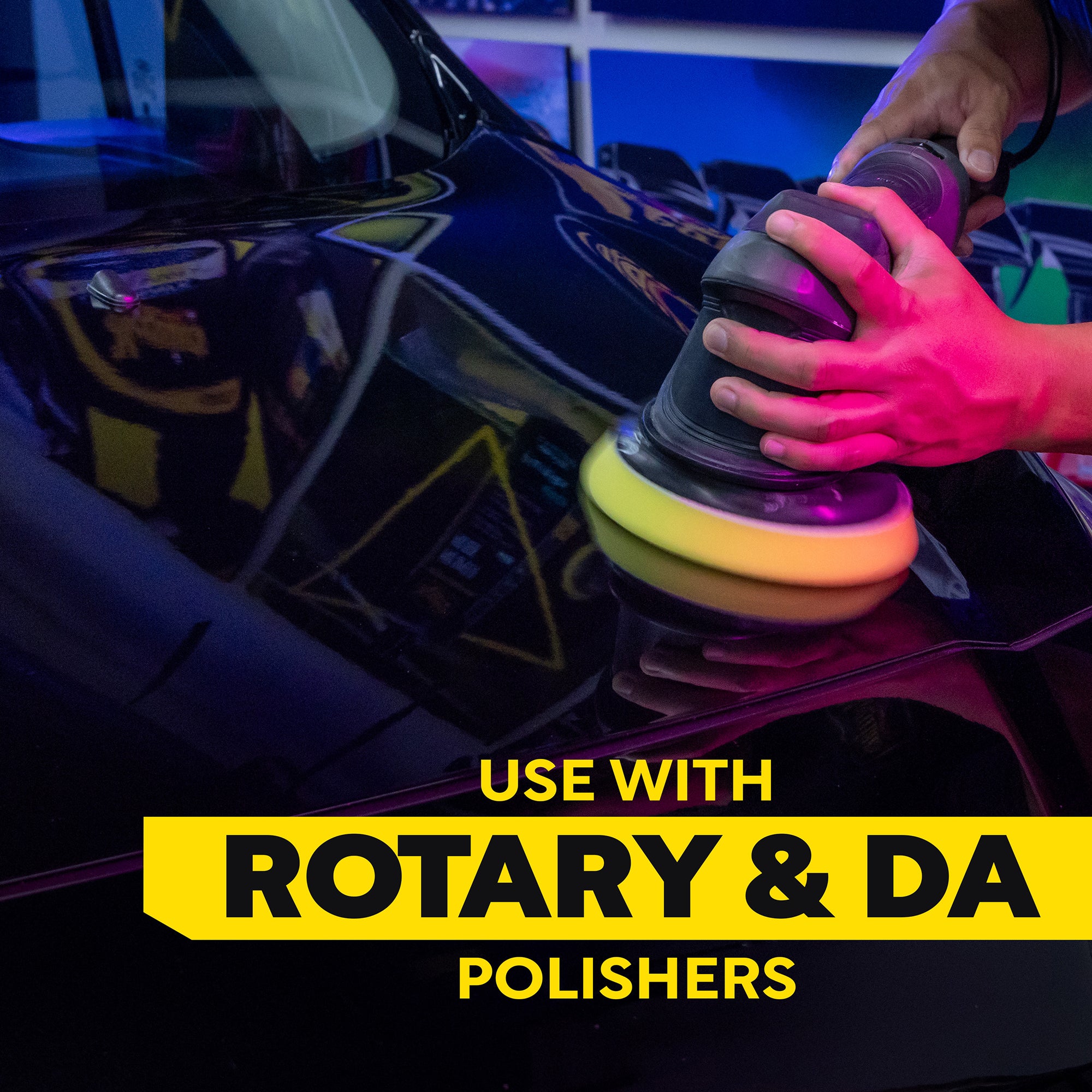 Meguiar's Professional Foam Polishing Pads, M6PFP2 - 6", Yellow (2 pack)