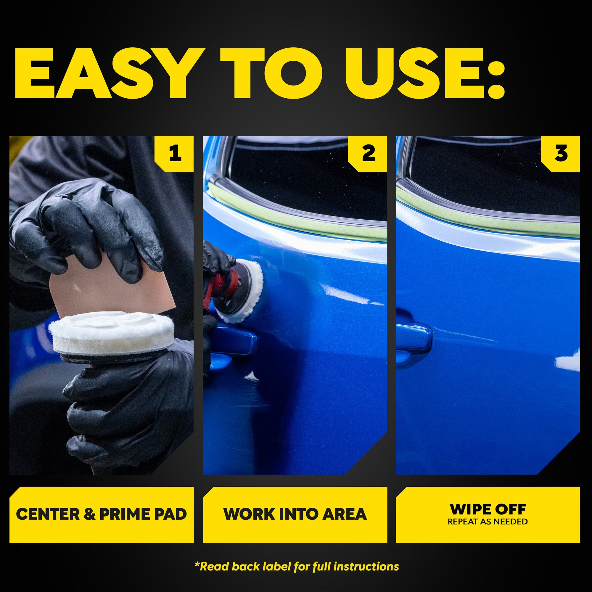 Meguiar's Professional Ultra Universal Microfiber Pads, M3MFP3 - 3" (3 pack)