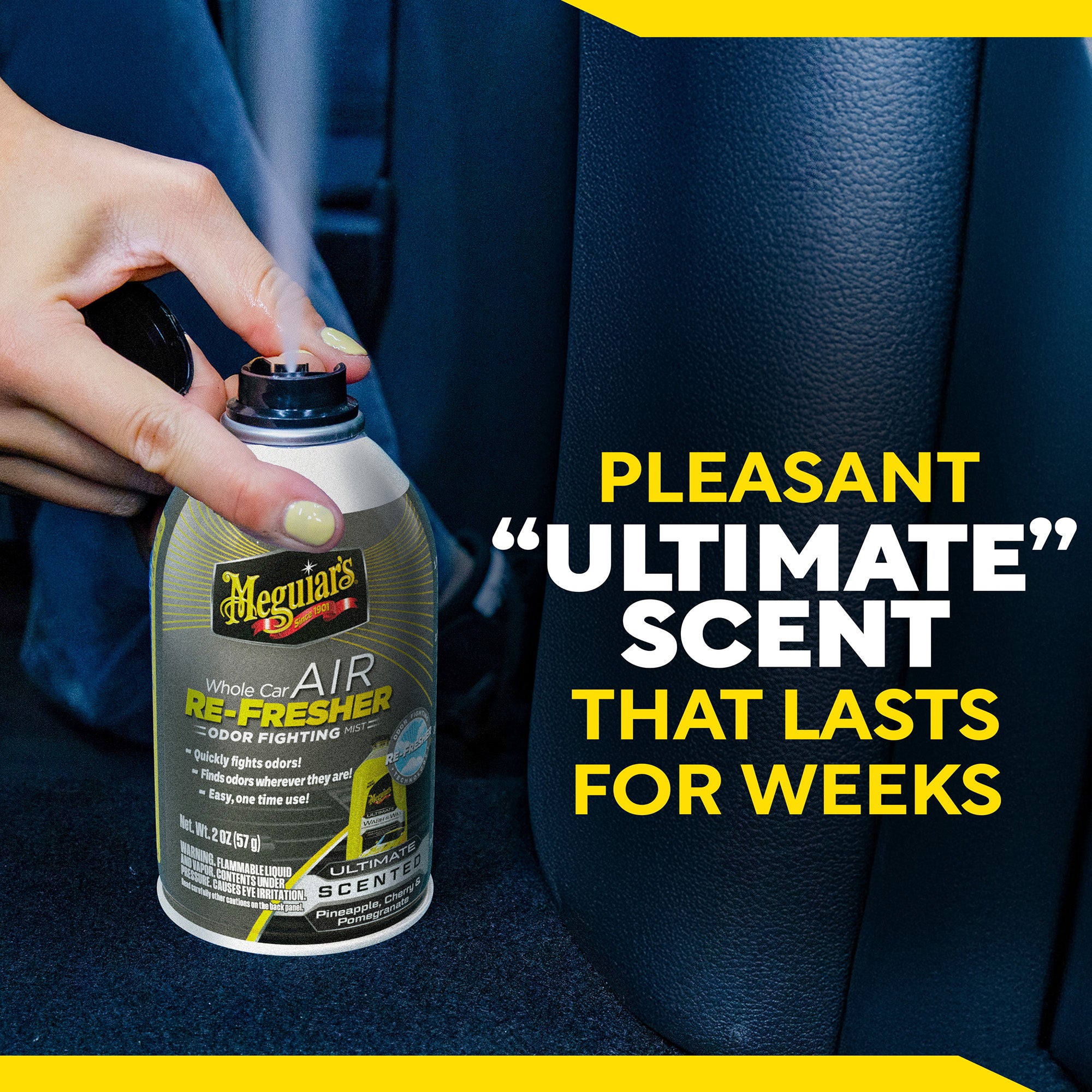Meguiar's Whole Car Air Refresher - Ultimate Scent (Pinapple, Cherry & Pomegranate)