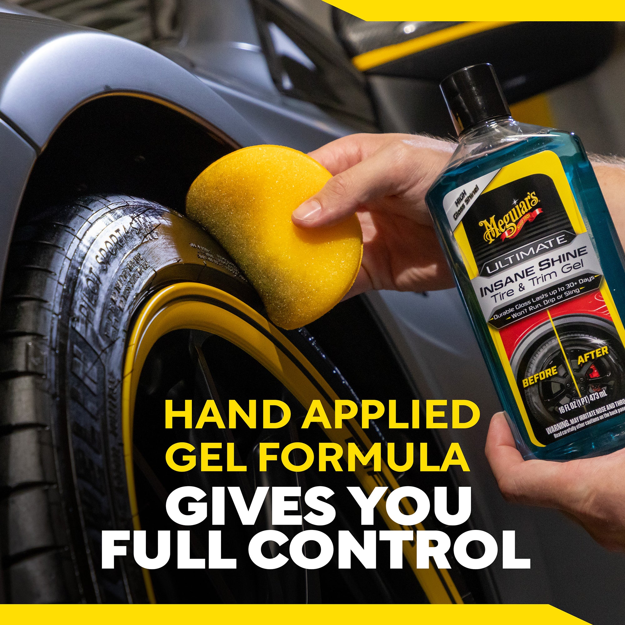 Meguiar's Ultimate Insane Shine Tire & Trim Gel - 16 oz.