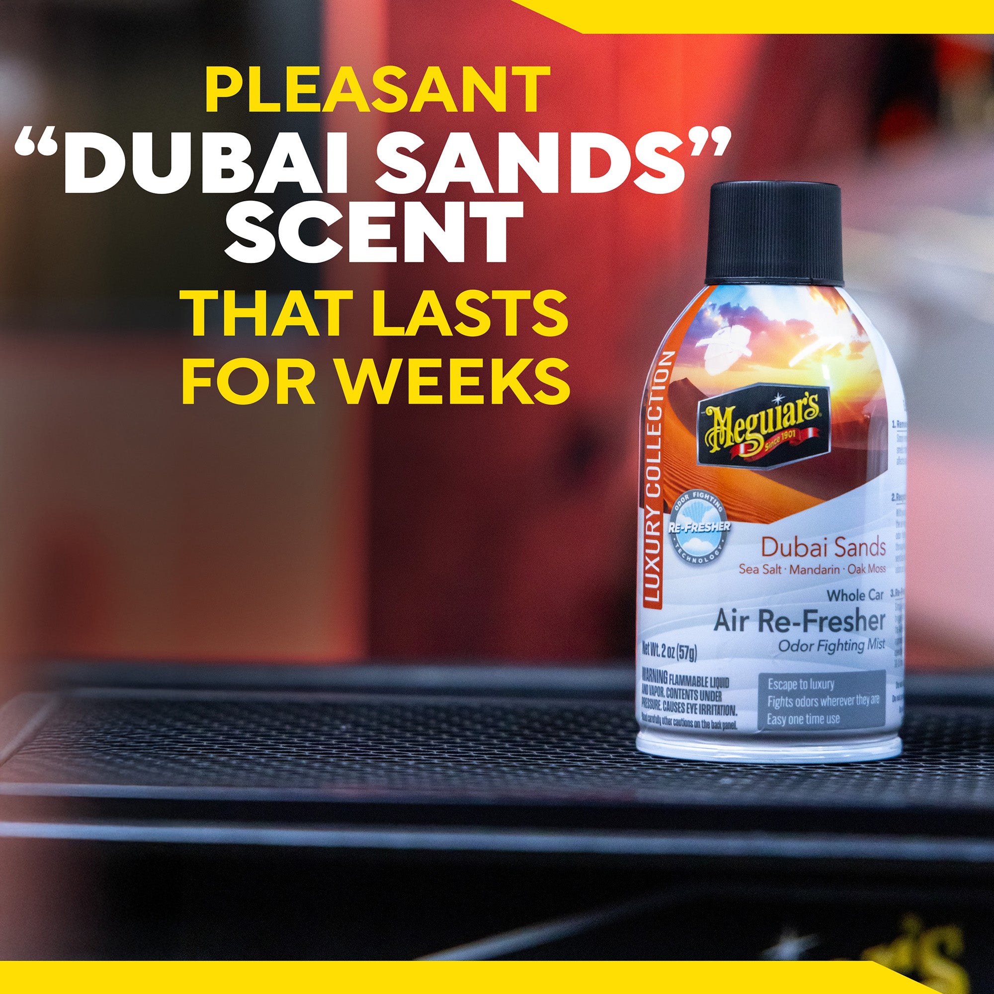 Meguiar's Whole Car Air Refresher Odor Eliminator - Dubai Sands Scent