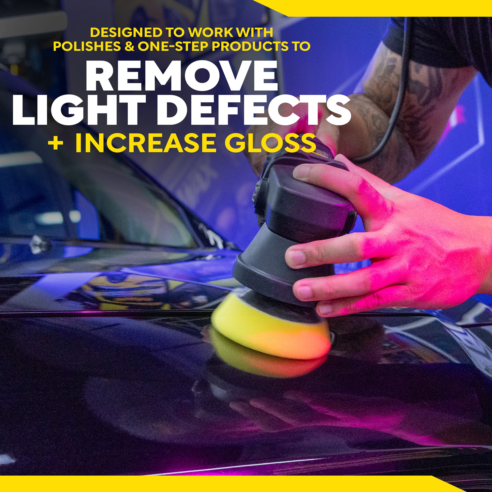 Meguiar's Professional Foam Polishing Pads, M3PFP3 - 3", Yellow (3 pack)