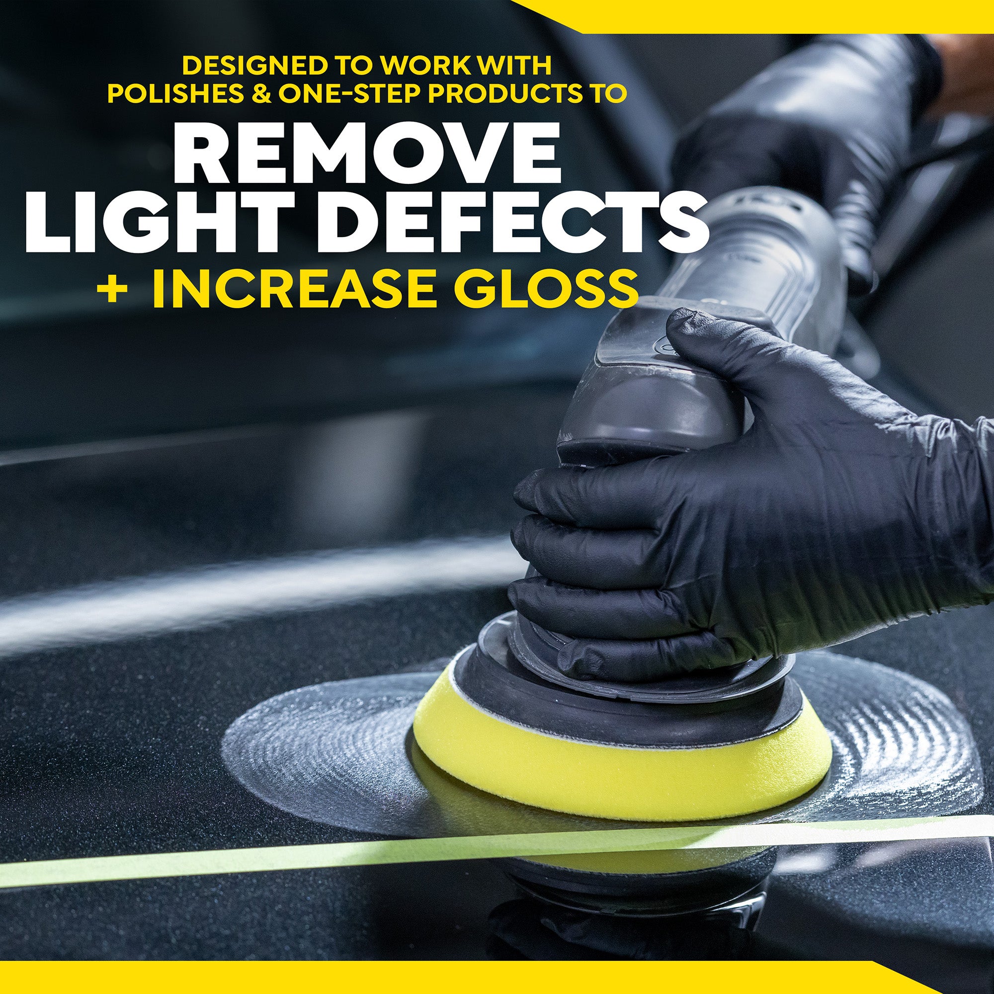 Meguiar's Professional Foam Polishing Pads, M5PFP2 - 5", Yellow (2 pack)