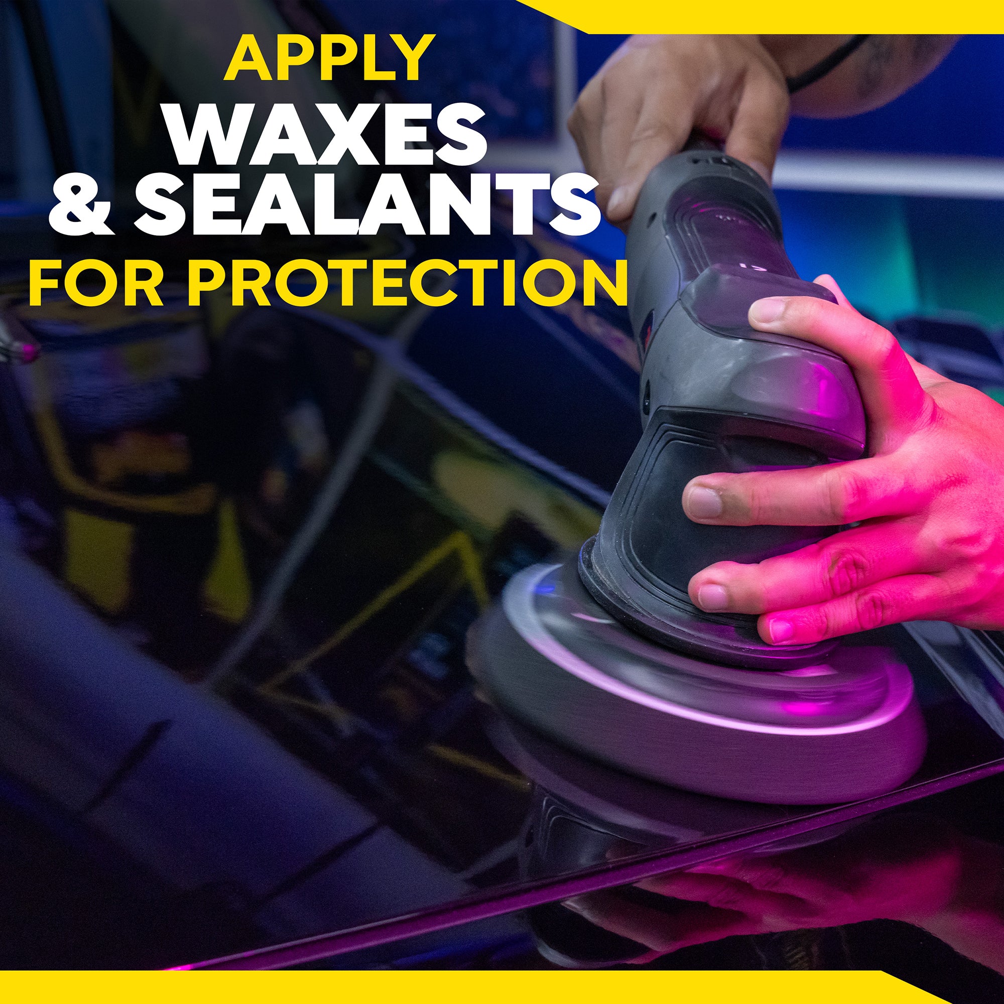 Meguiar's Professional Foam Finishing Pads, M6FFP2 - 6", Black (2 pack)