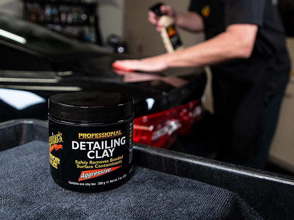 Meguiar's Professional Detailing Clay - Aggressive, Red