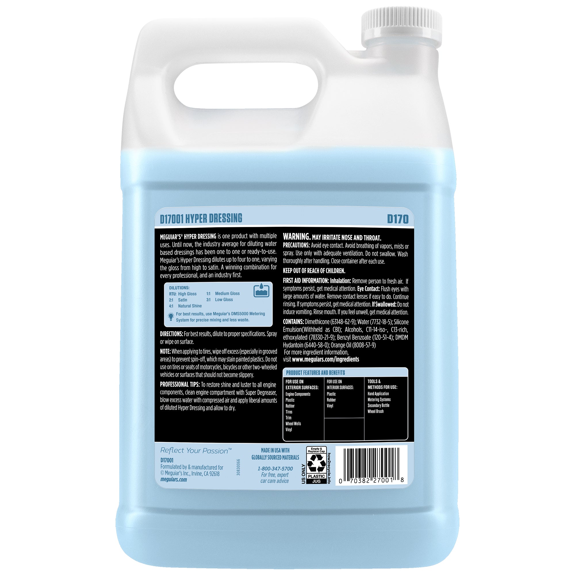 Meguiar's Hyper Dressing, D170 - 1 gal.