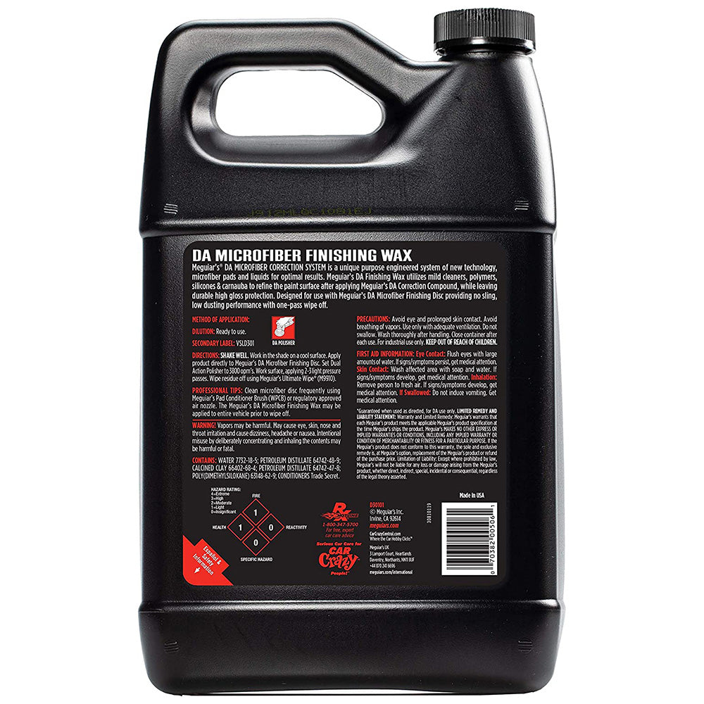 Meguiar's Microfiber Finishing Wax, D301 - 1 gal.