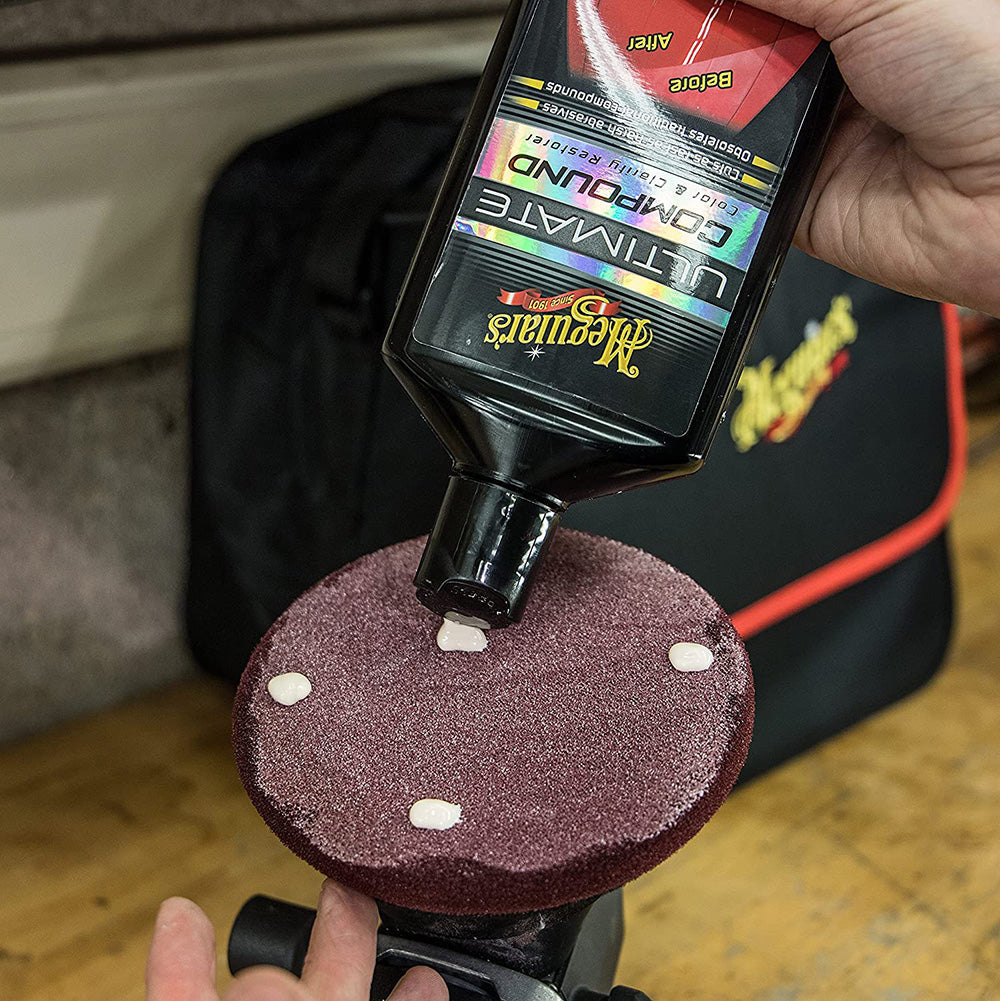 Meguiar's Soft Buff DA Foam Cutting Pad - 5", Red