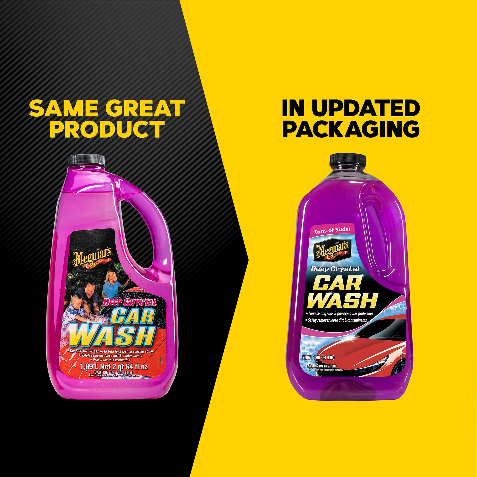Meguiar's Deep Crystal Car Wash - 64 oz.