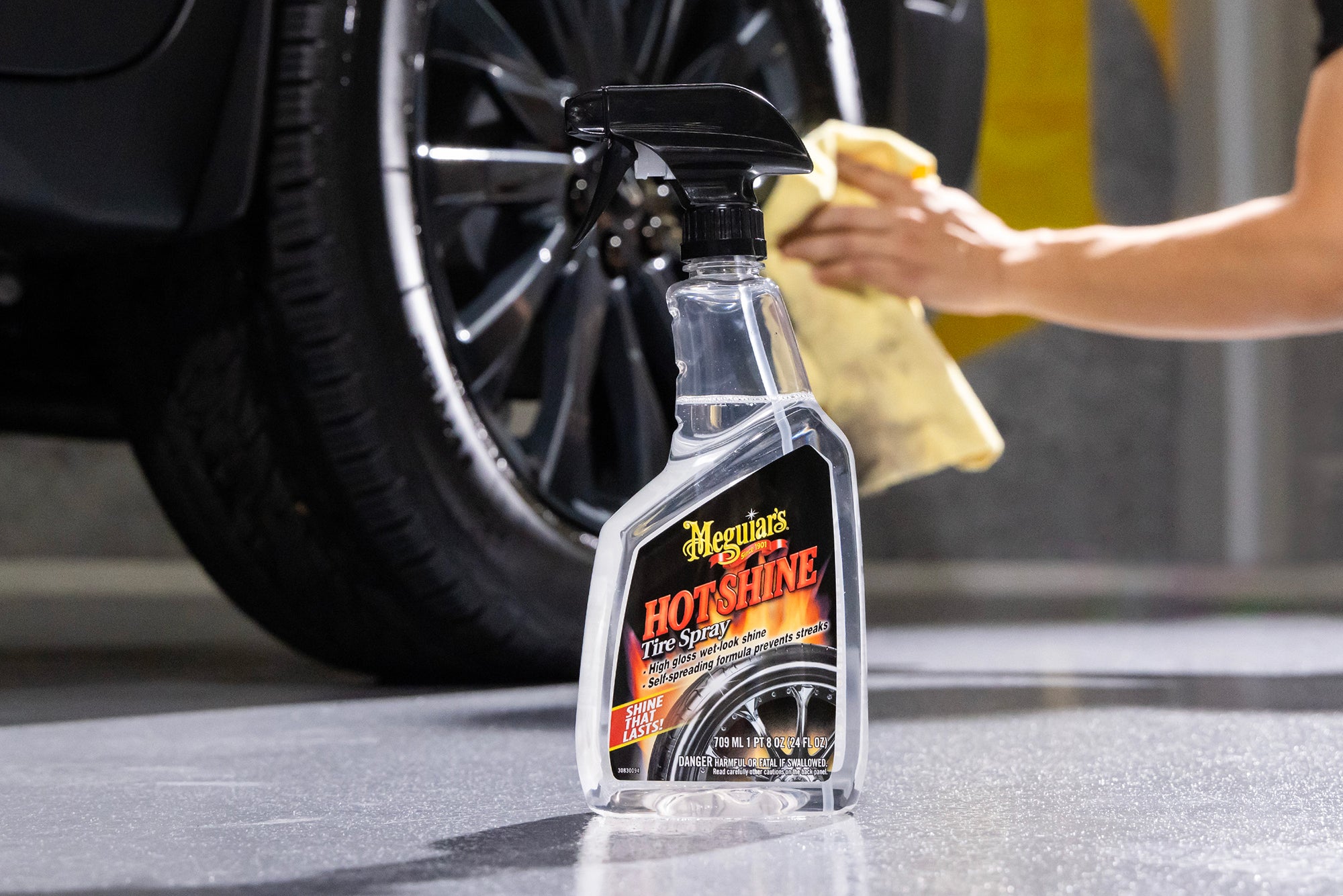 Meguiar's Hot Shine High Gloss Tire Spray - 24 oz.