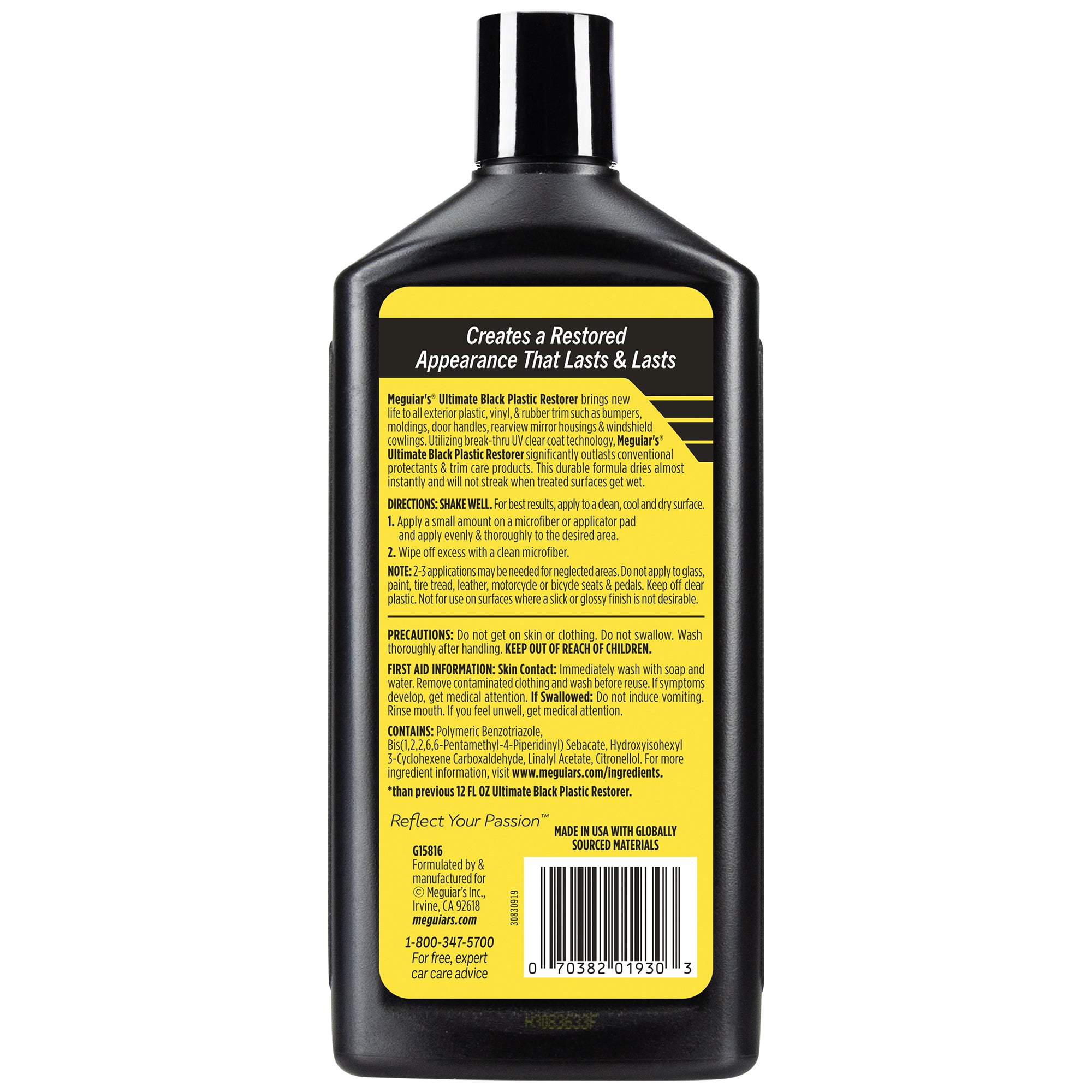 Meguiar's Ultimate Black - 16 oz.