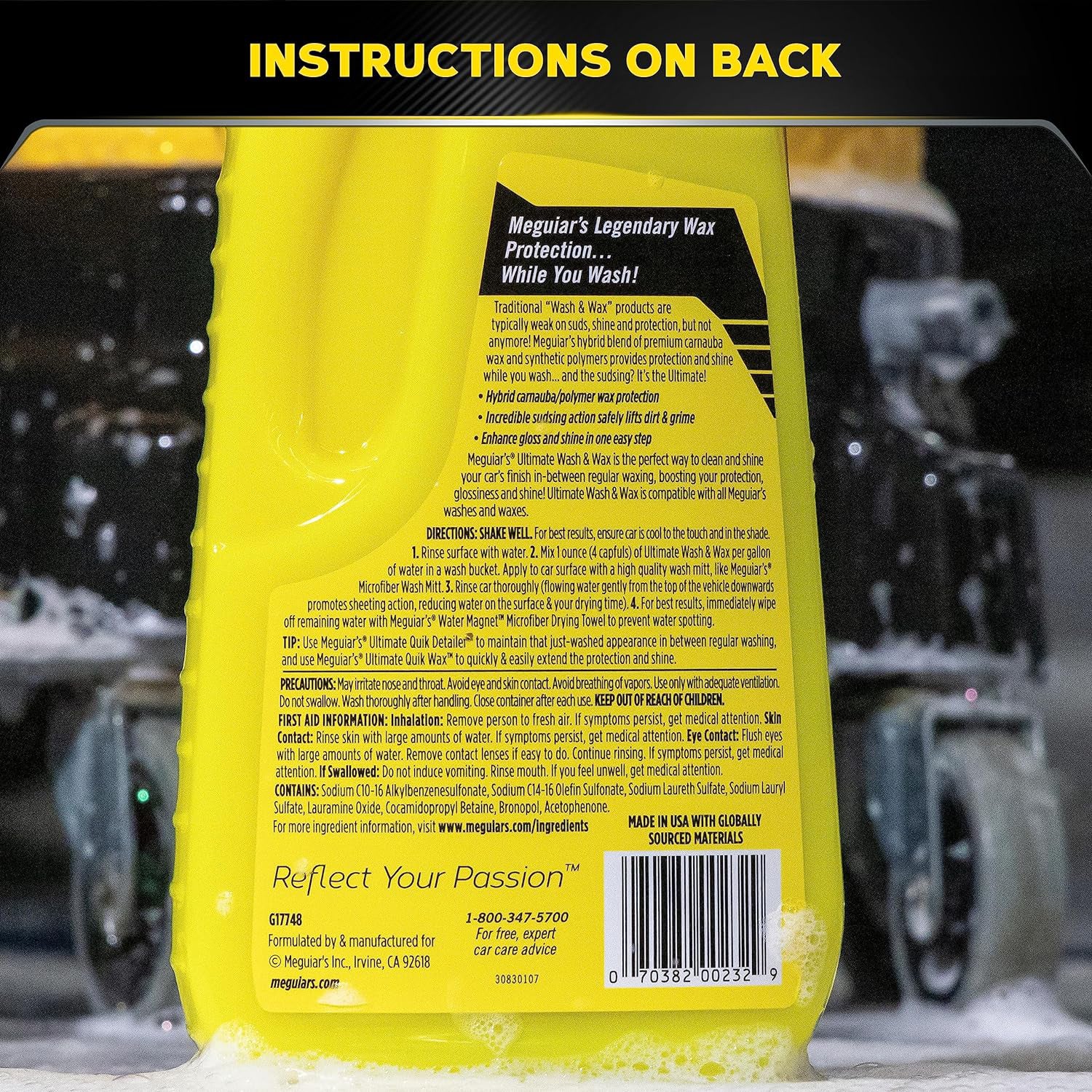 Meguiar's Ultimate Wash & Wax - 48 oz.