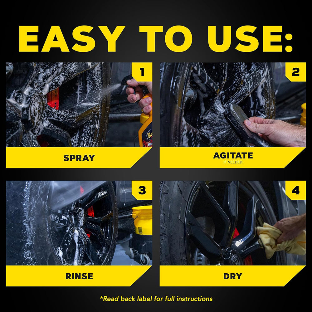 Meguiar's Hot Rims Black Wheel Cleaner - 24 oz.