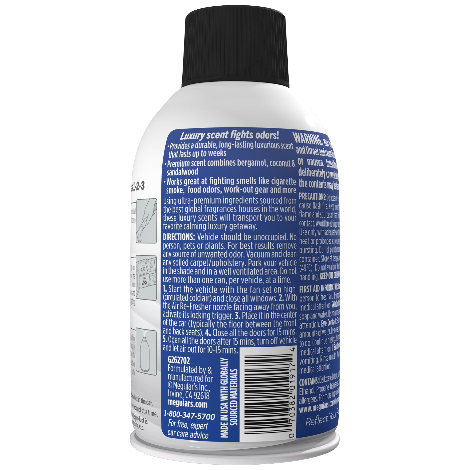 Meguiar's Whole Car Air Refresher Odor Eliminator - Stargazer Scent