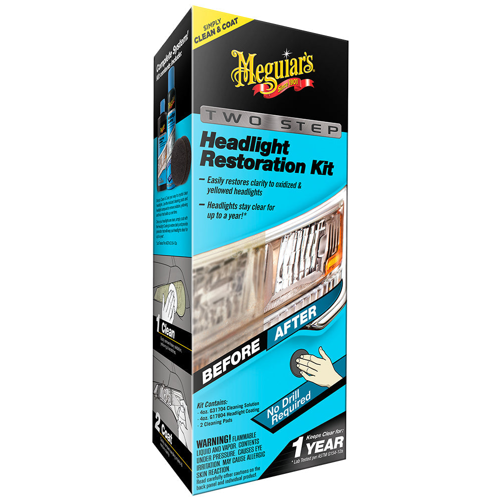 Meguiar's Two Step Headlight Restoration Kit