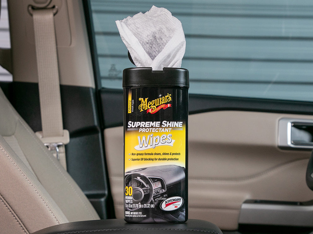 Meguiar's Supreme Shine Protectant Wipes - 25 Wipes