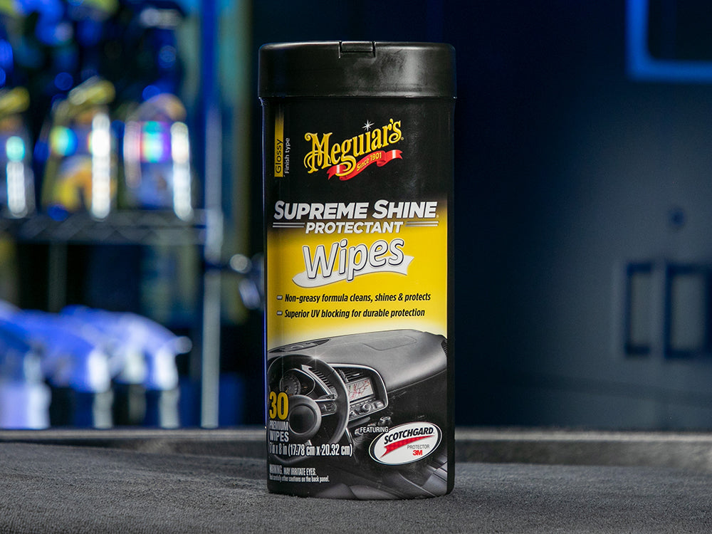 Meguiar's Supreme Shine Protectant Wipes - 25 Wipes