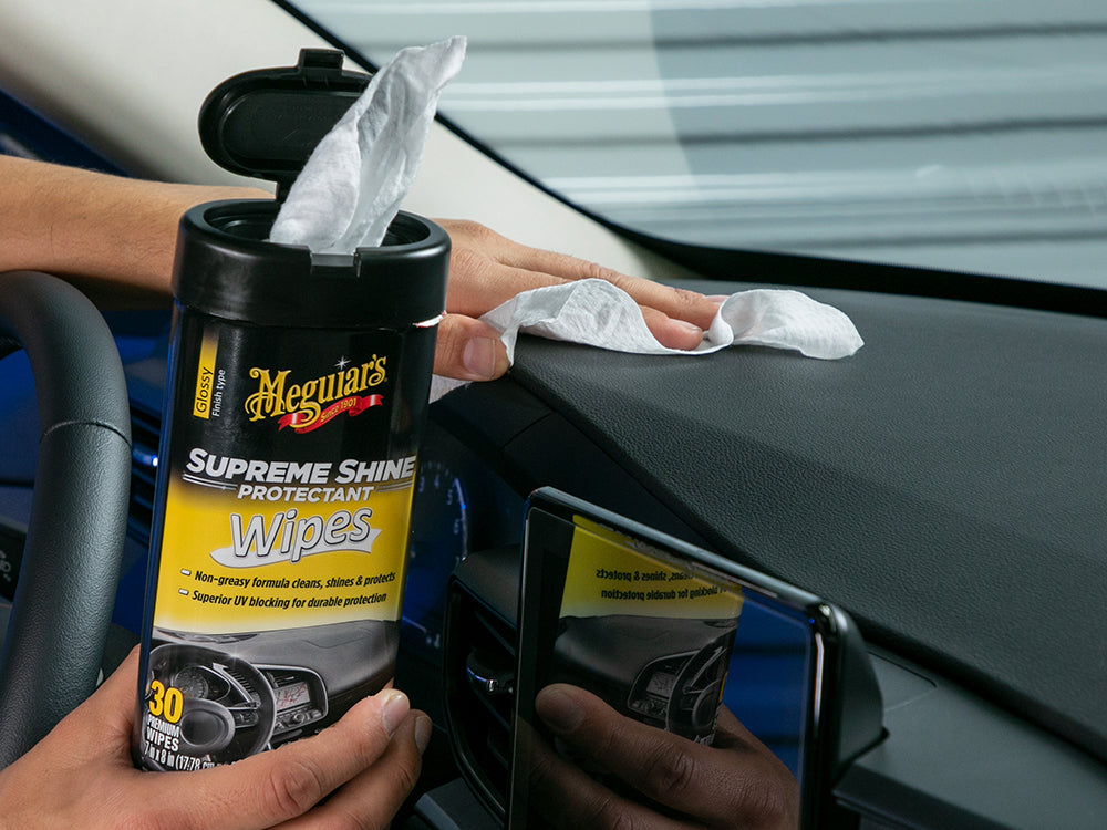 Meguiar's Supreme Shine Protectant Wipes - 25 Wipes