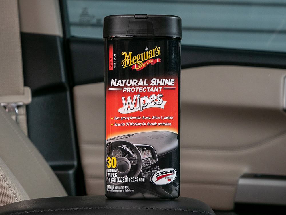 Meguiar's Natural Shine Protectant Wipes - 25 Wipes