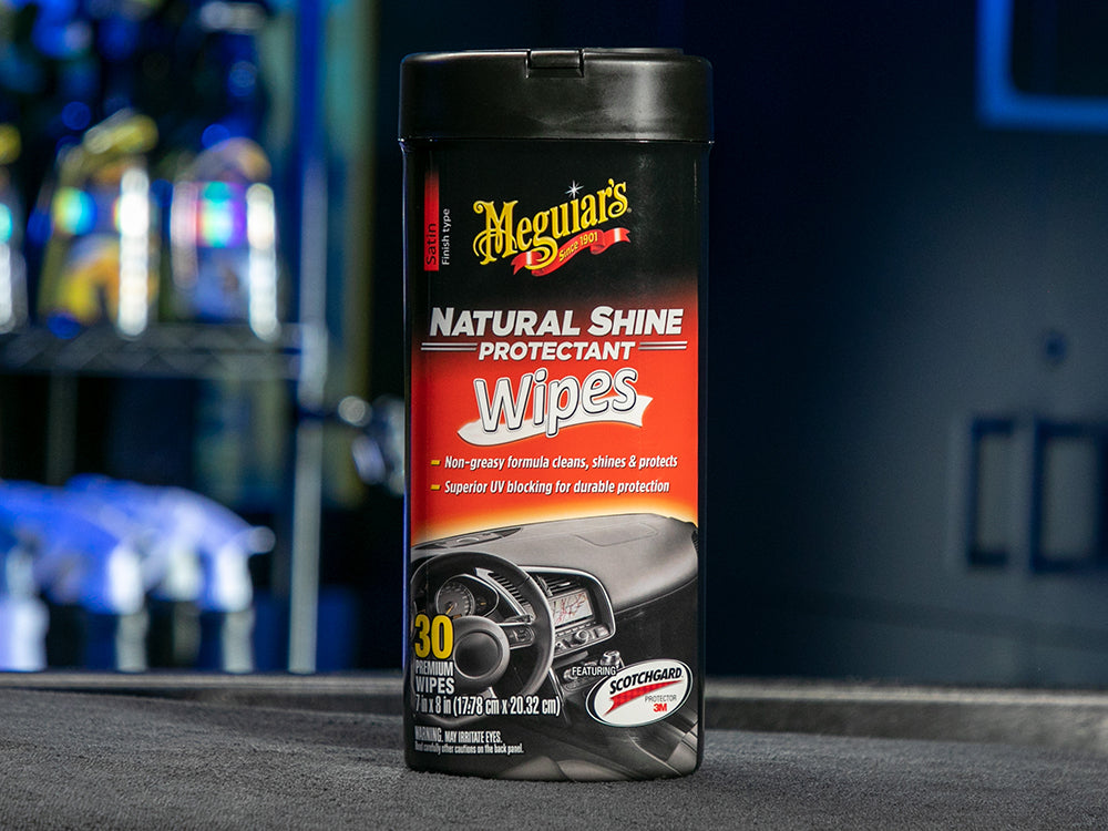 Meguiar's Natural Shine Protectant Wipes - 25 Wipes
