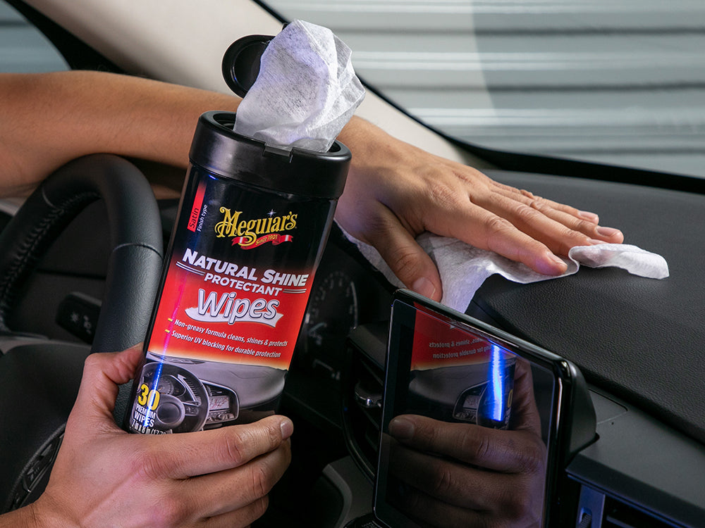Meguiar's Natural Shine Protectant Wipes - 25 Wipes