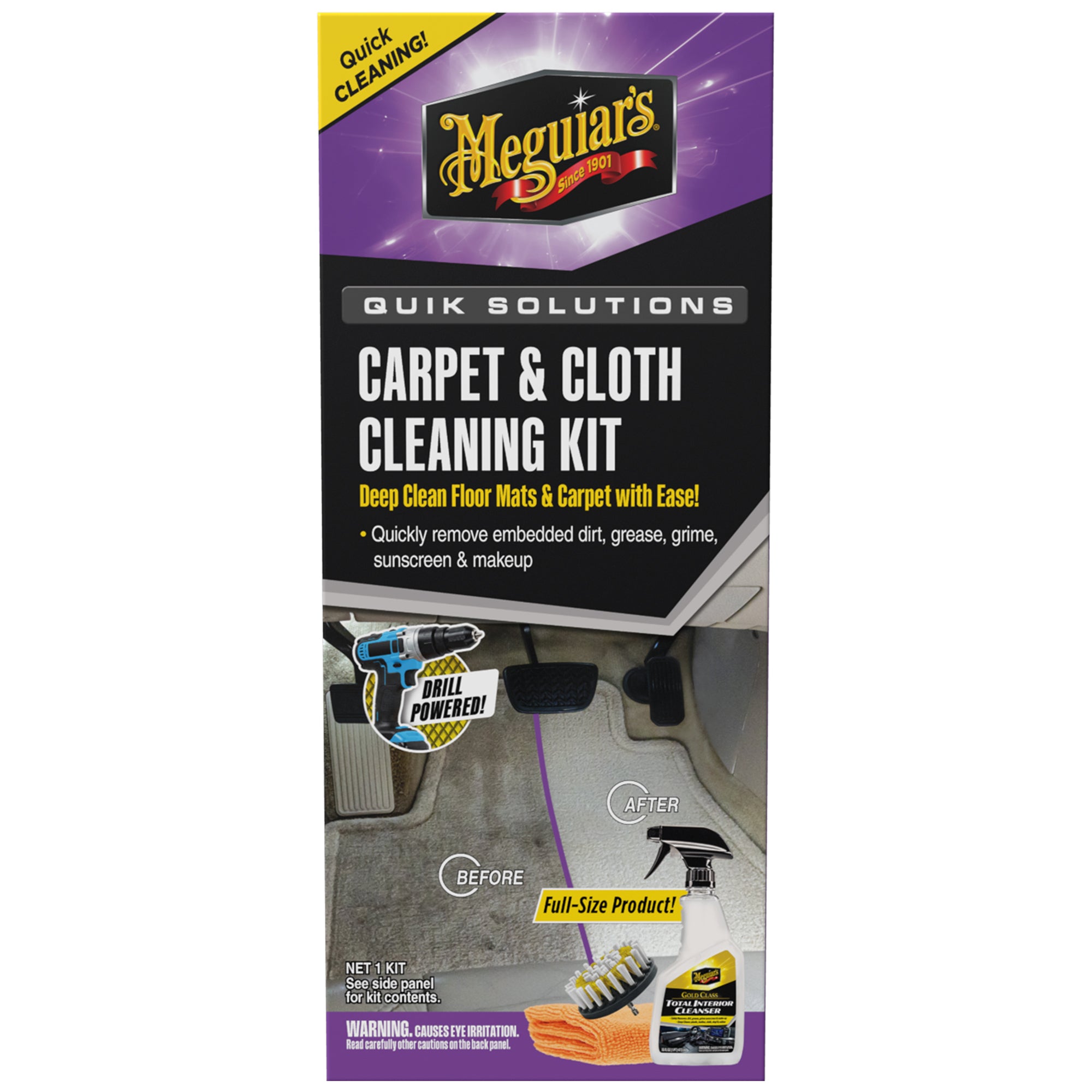 Meguiar's Quik Carpet & Cloth Cleaning Kit